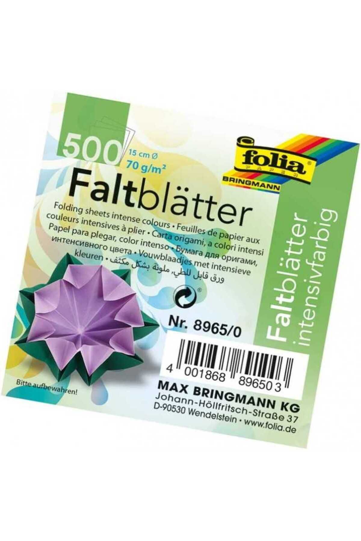 Folia Origami Kağıdı 70gsm Ø15cm 10 Renk 500t Tabaka