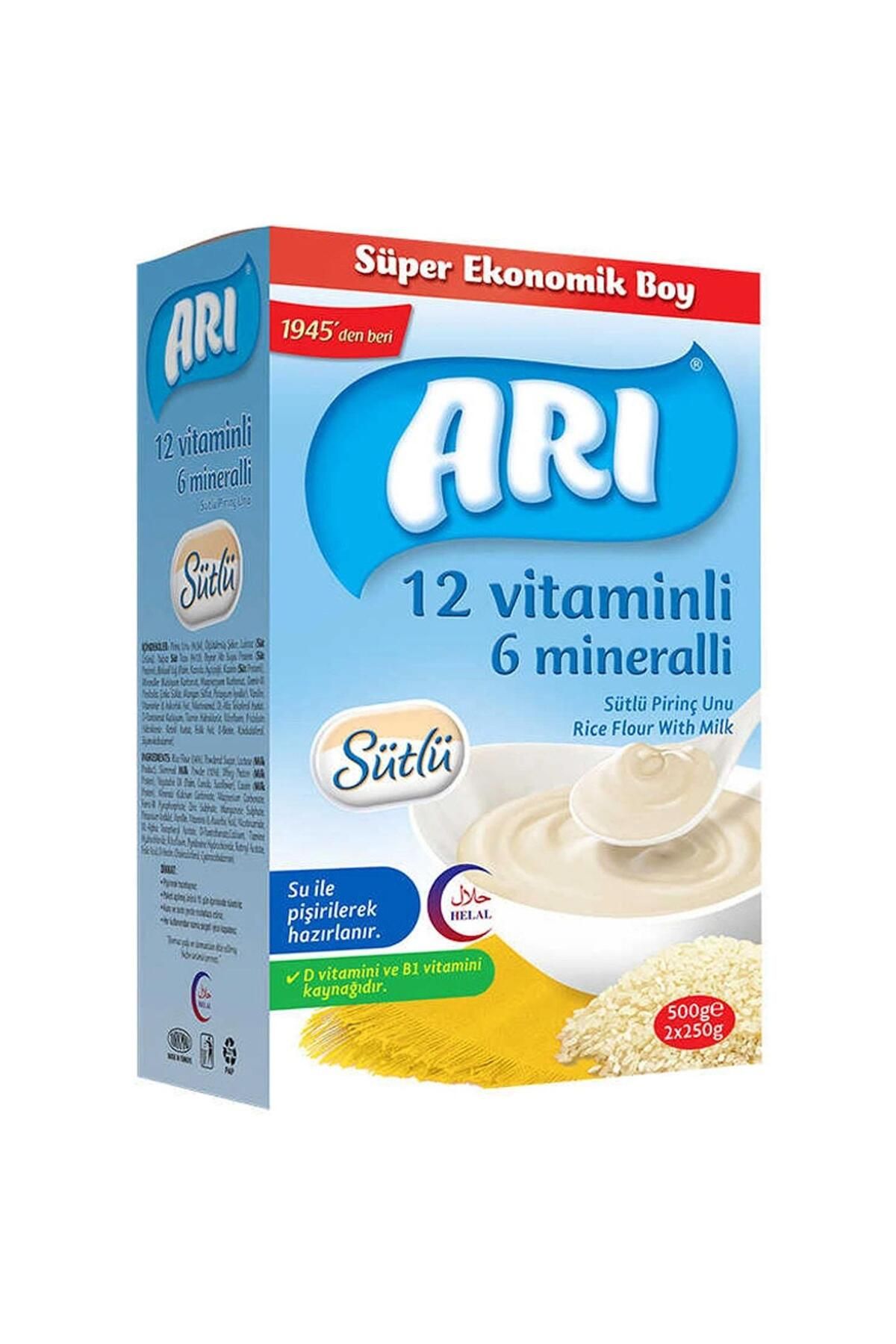 ARI Mama 12 Vitaminli 6 Mineralli 500 gr Sütlü Pirinç Unu