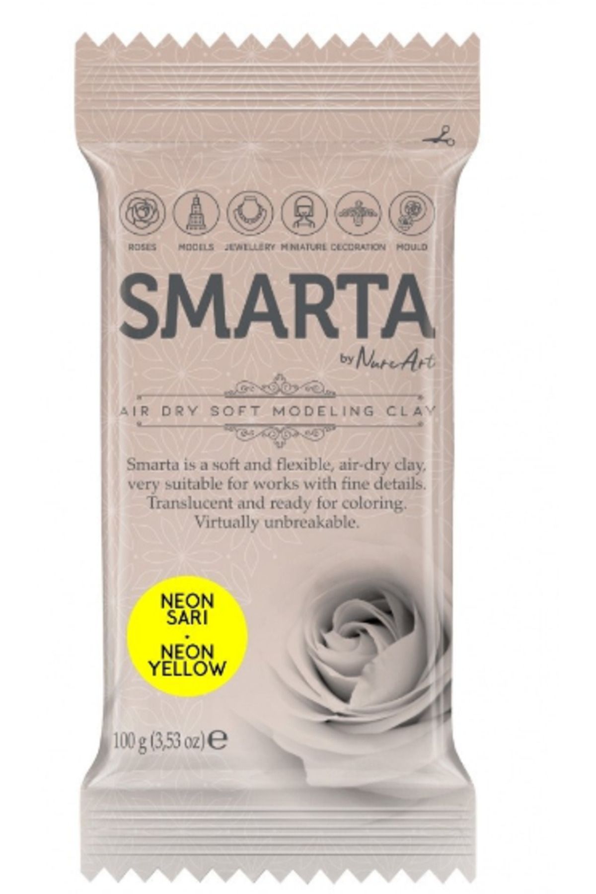 Smarta 100 Gr. Kil Neon Sarı