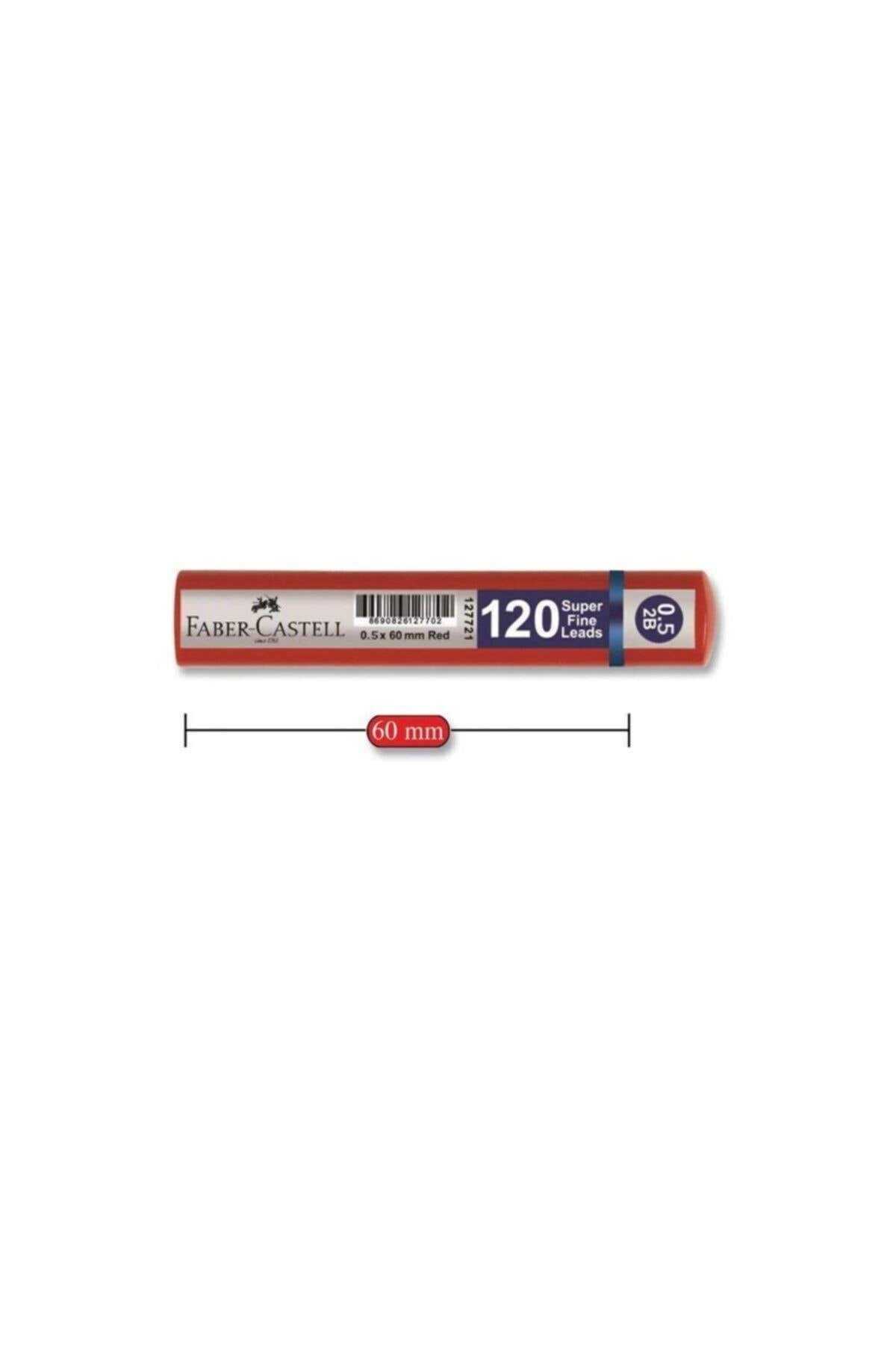 Faber Castell Kırmızı Tüp Grip Min 0,7 2b 60 Mm 120'li