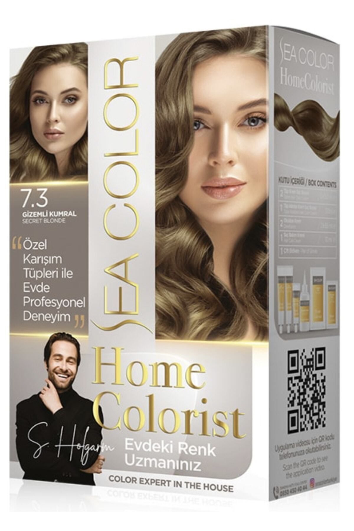 Sea Color Homecolorist 7.3 Gizemli Kumral Saç Boyası