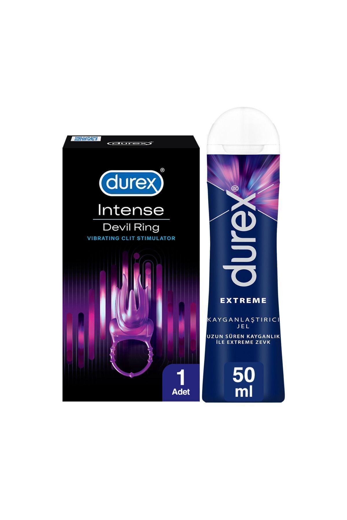 Durex Devil Ring Titreşimli Halka + Extreme Anal Kayganlaştırıcı Jel 50ml