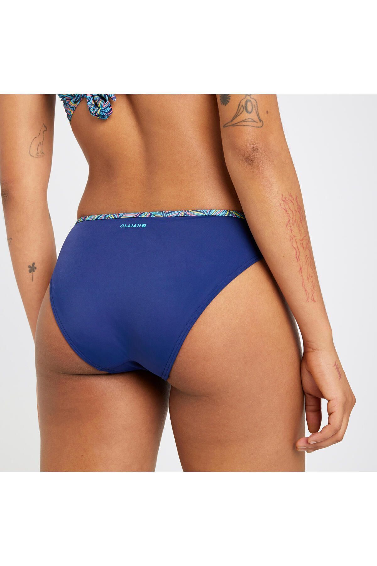 Decathlon Kadın Standart Kesim Bikini Altı - Mavi - NINA