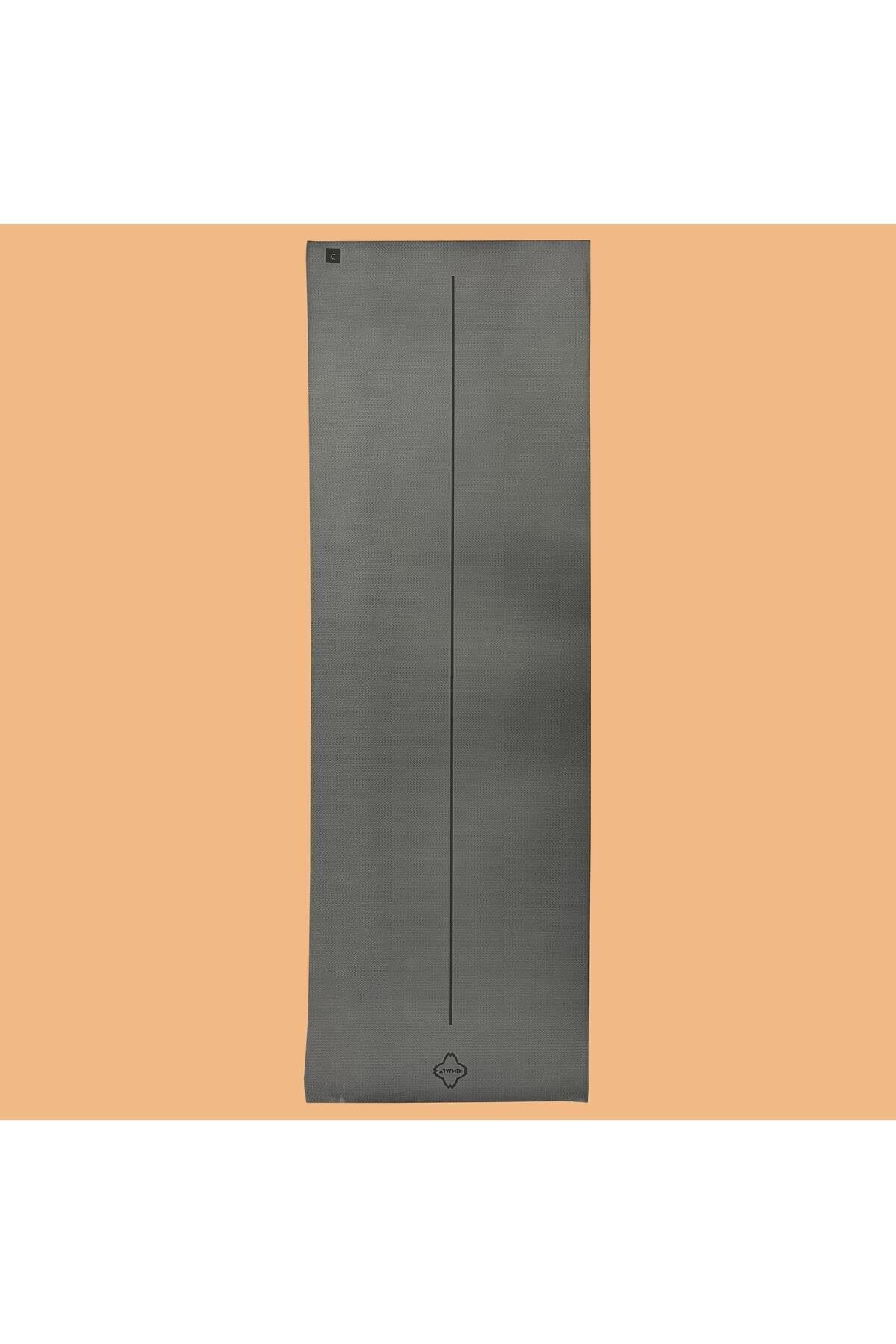 Decathlon Kimjaly Yoga Matı Gri 180 cm X 59 cm X 5 mm