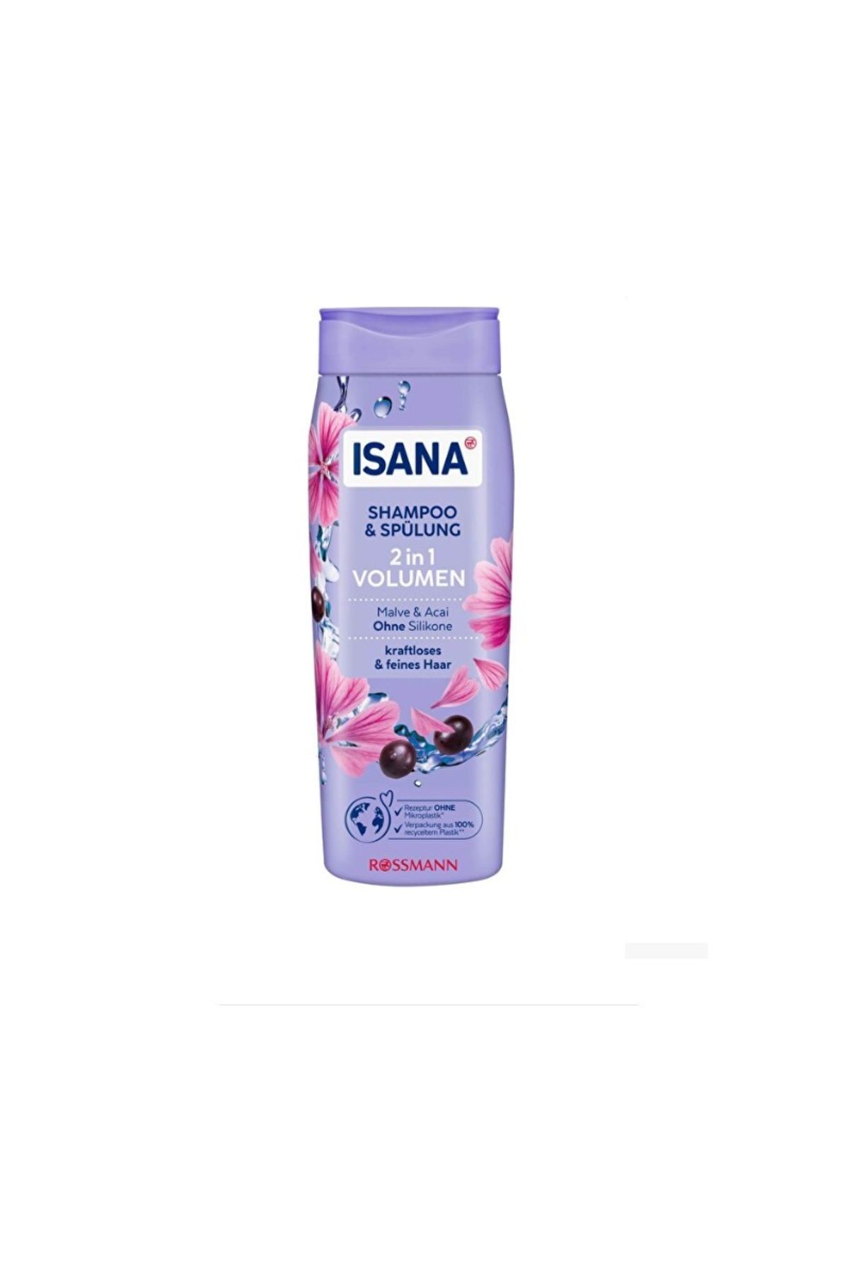 ISANA Şampuan Ebegümeci ve Acai Çileği 50 ml - Seyahat Boy