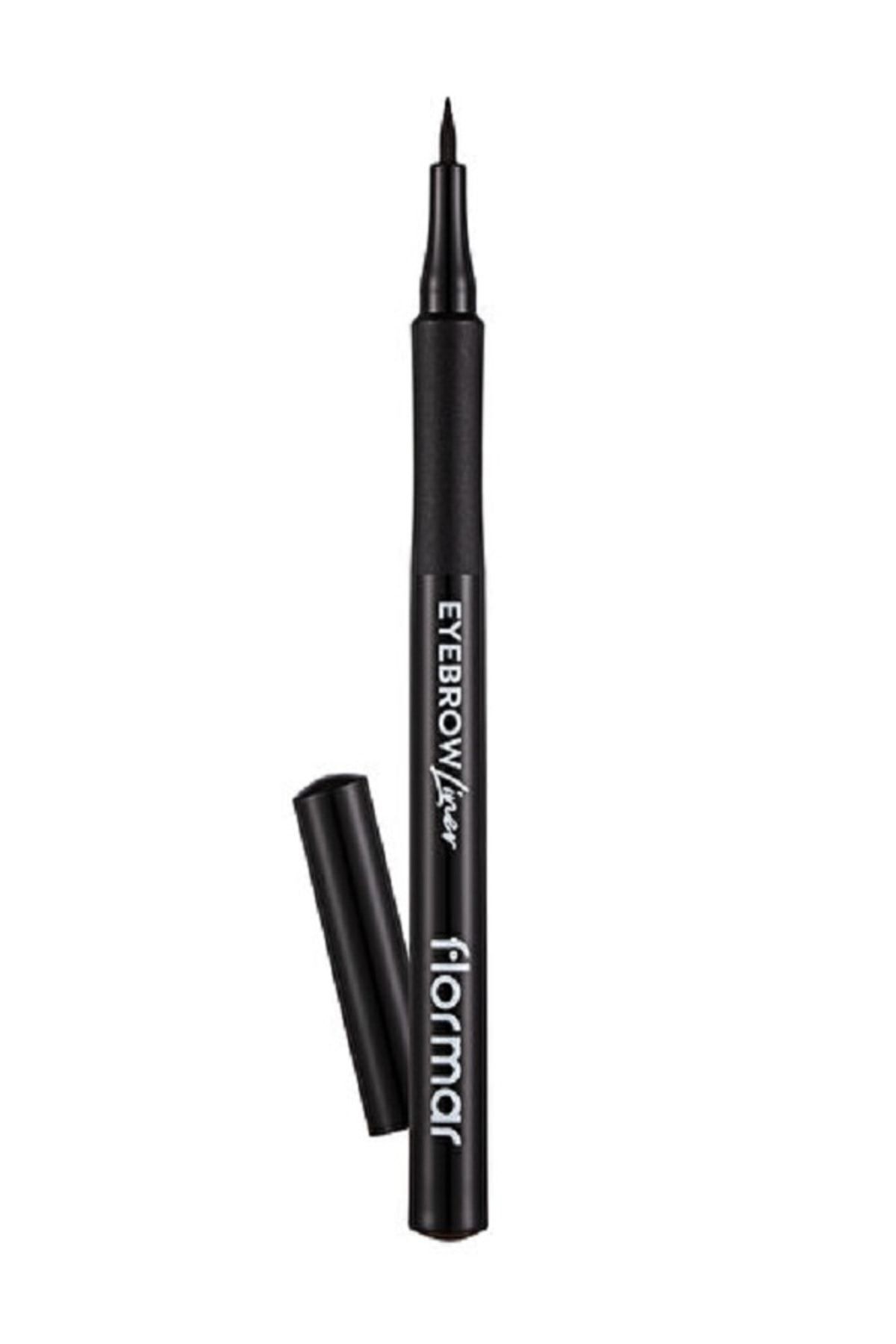 Flormar ESuya Dayanıklı Likit Kaş Kalemi - Eyebrow Liner - 004 Dark Brown - 8690604620432