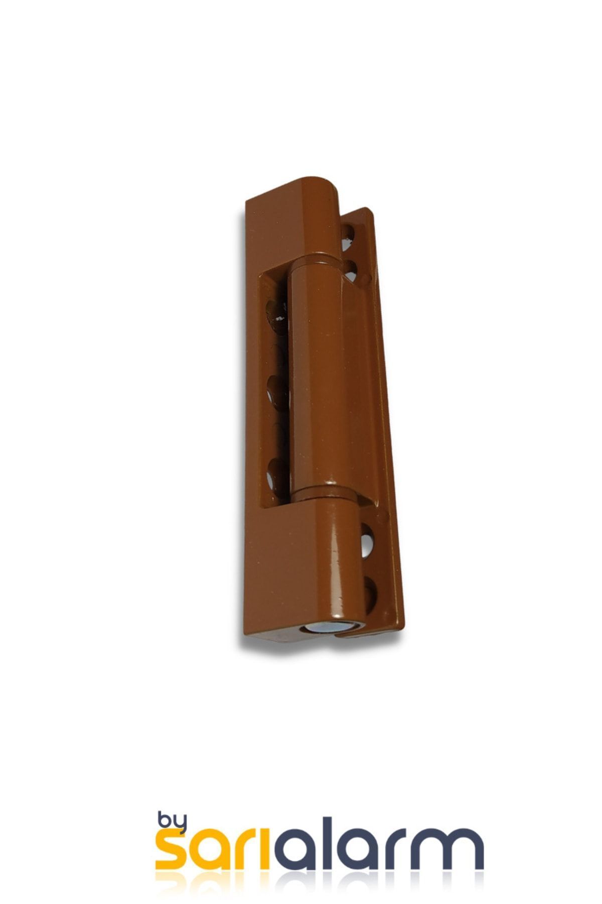Sarı Alarm Pvc ( Pimapen ) Kapı Menteşesi Açık Kahverengi - Metal