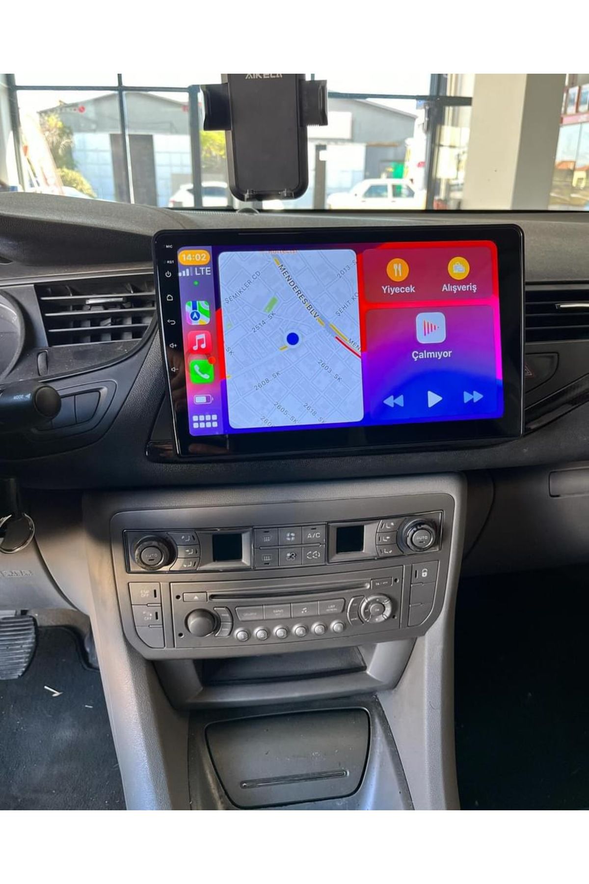Navicars CİTROEN C5 ANDROİD CARPLAY MULTİMEDYA 4 RAM 64 HAF. QLED AHD KAMERA