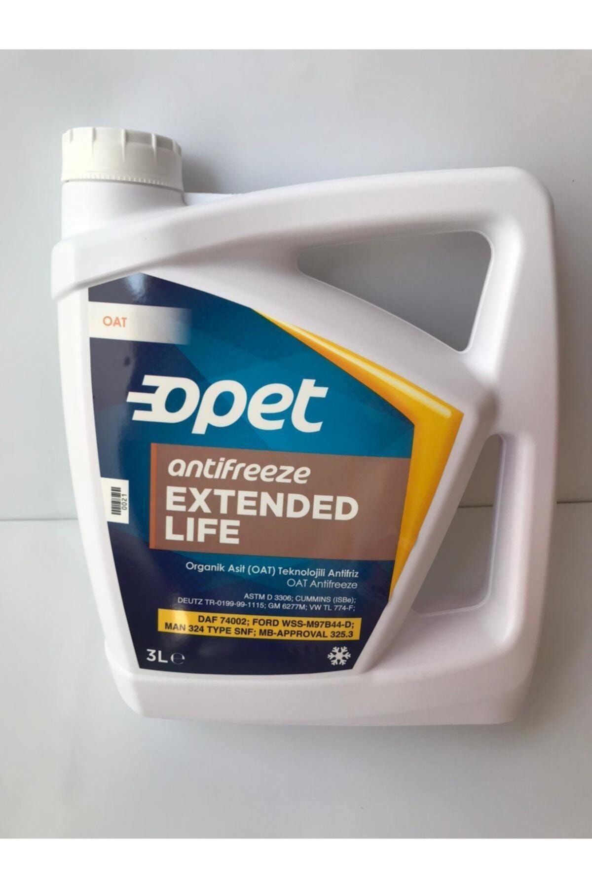 Opet Kırmızı Organik Antifriz 3 litre