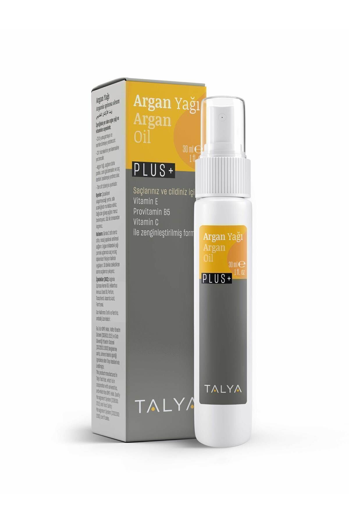 Talya Argan Yağı Plus, Saç Bakım Yağı, 30 ml