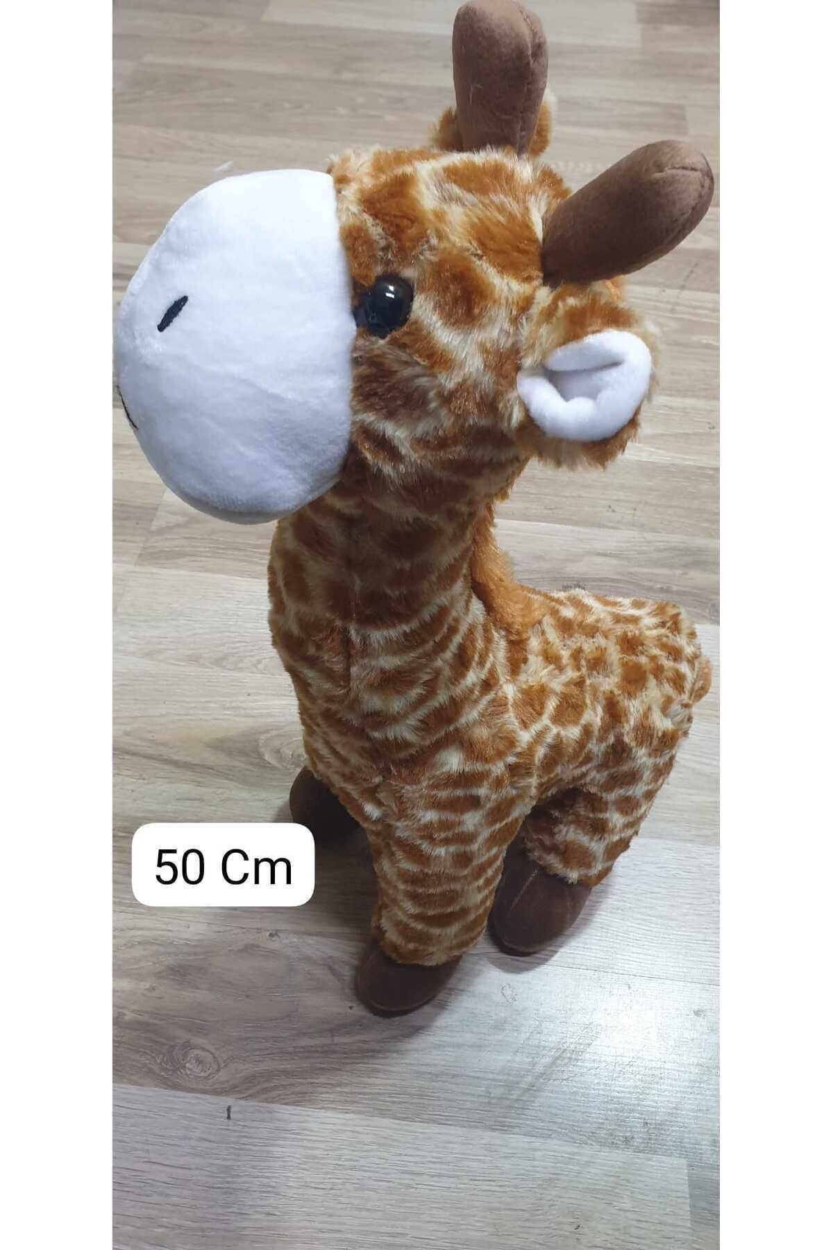 Hepsilazım Peluş Zürafa Oyuncak Pelüş 50 Cm Büyük Boy Orijinal Giraffe Toys Zurafa