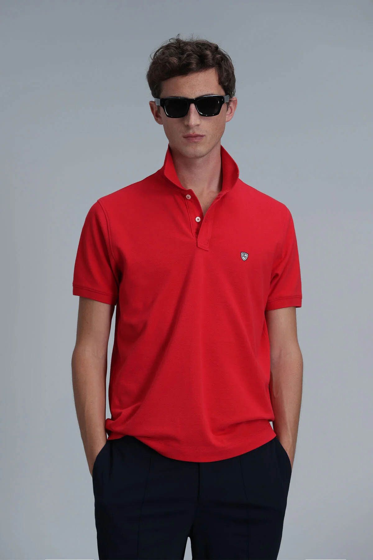 Lufian Erkek Polo Yaka T-shirt Kırmızı 111040164 Laon