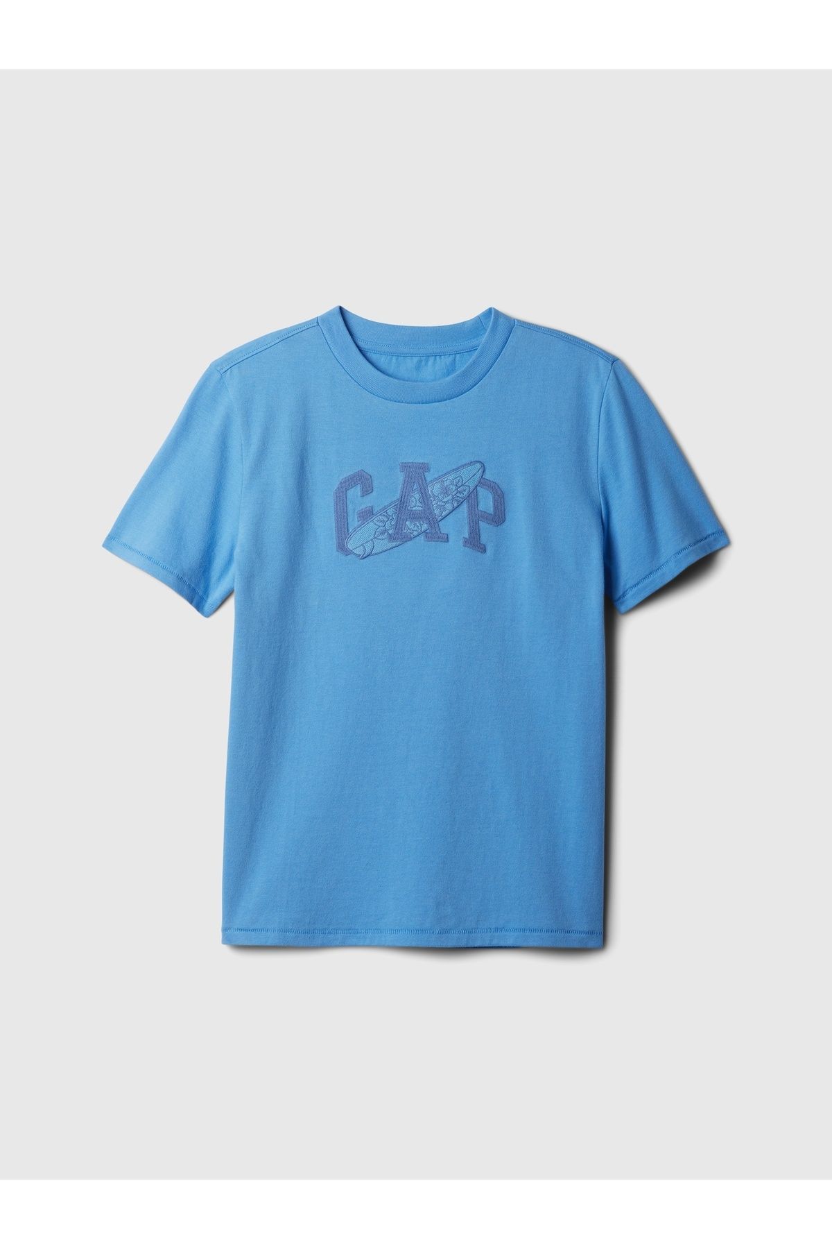 GAP Erkek Çocuk Mavi Gap Logo T-shirt