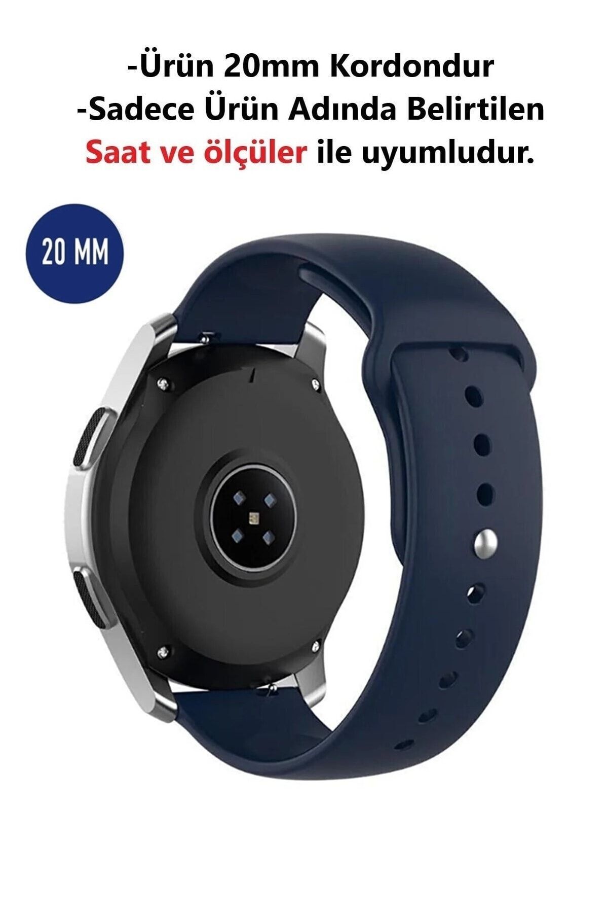 CONOCER Amazfit Bip |bip Lite | Bip 3 | Gtr 42mm Uyumlu Yüksek Kalite Klasik 20mm Kordon