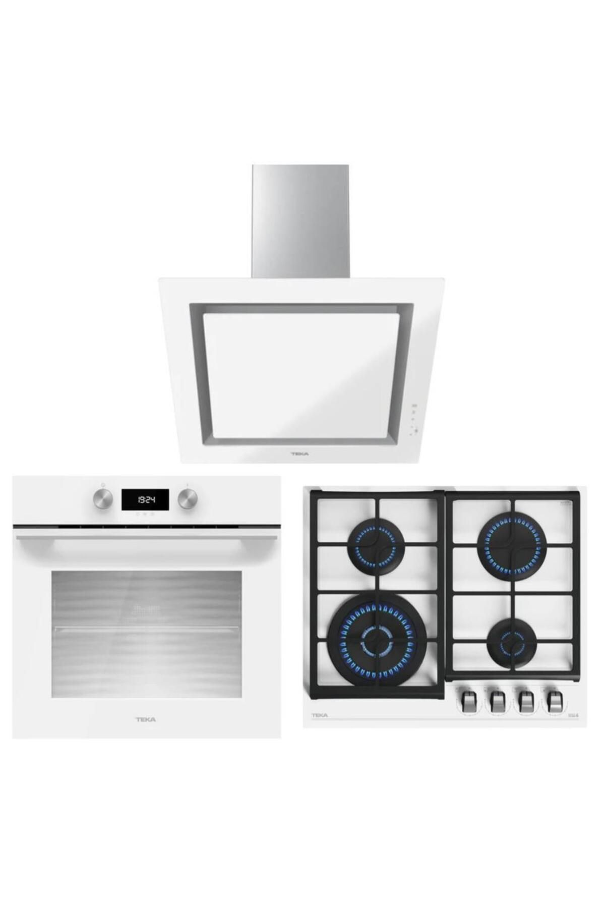 Teka Urban Serisi Beyaz Set ( Dlv 68660 Wh Tos - Gzc 64320 Xbc Wh - Hlb 8400 Wh )