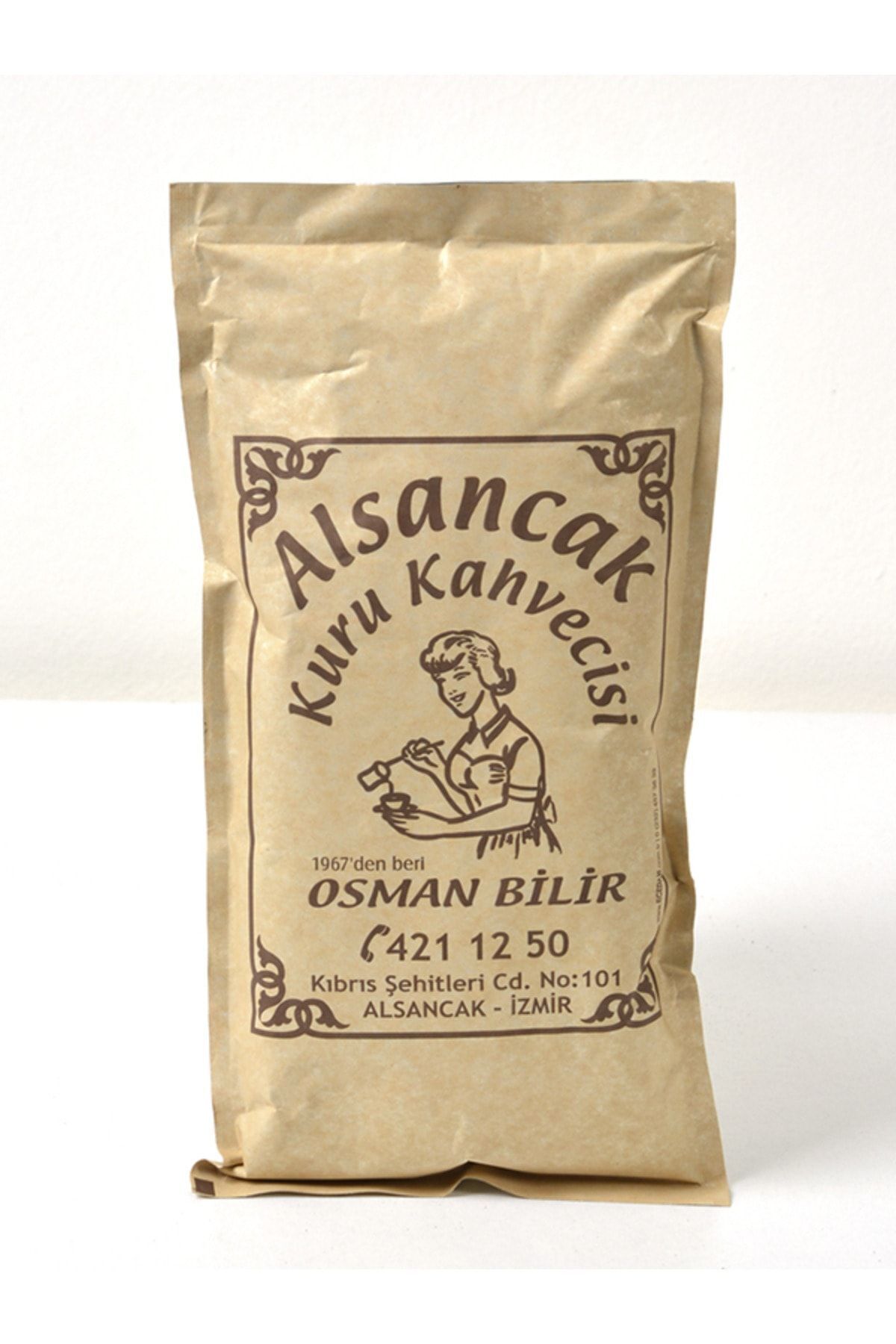 Alsancak Kuru Kahvecisi 1967'den Beri %100 Arabica Orta Kavrulmuş Türk Kahvesi 250gr