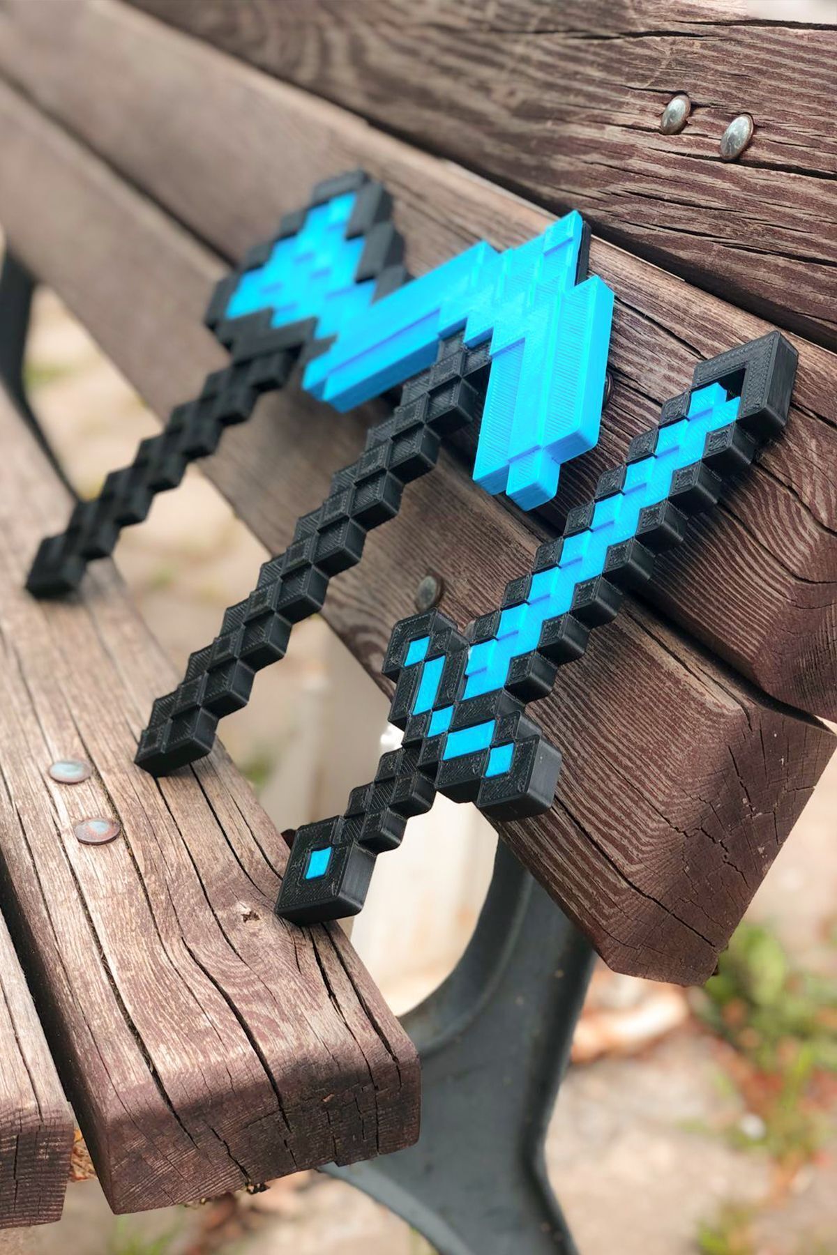 Asi Minecraft Kılıç-kazma- Balta Üçlü Elmas Set / Minecraft Üçlü Oyuncak Elmas Set
