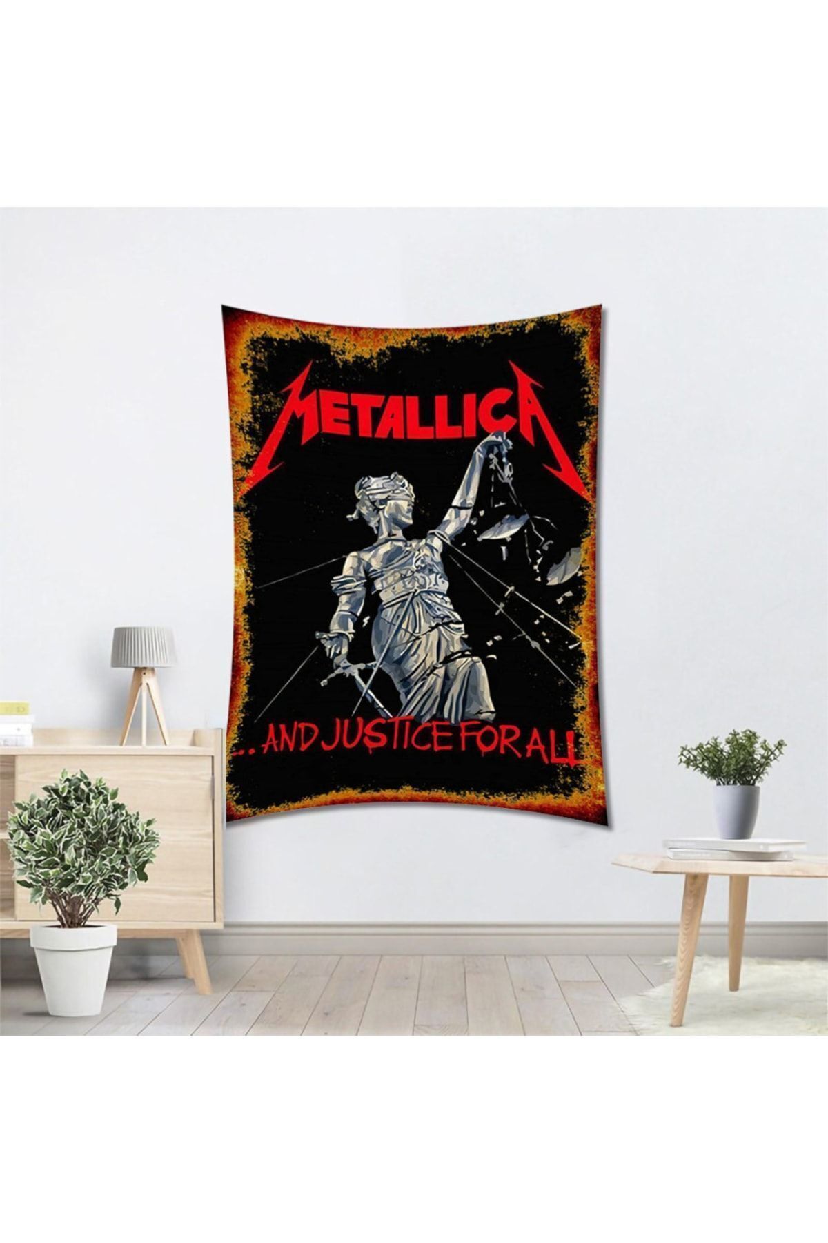 Köstebek 70 X 100 Cm Metallica And Justice For All Duvar Halısı