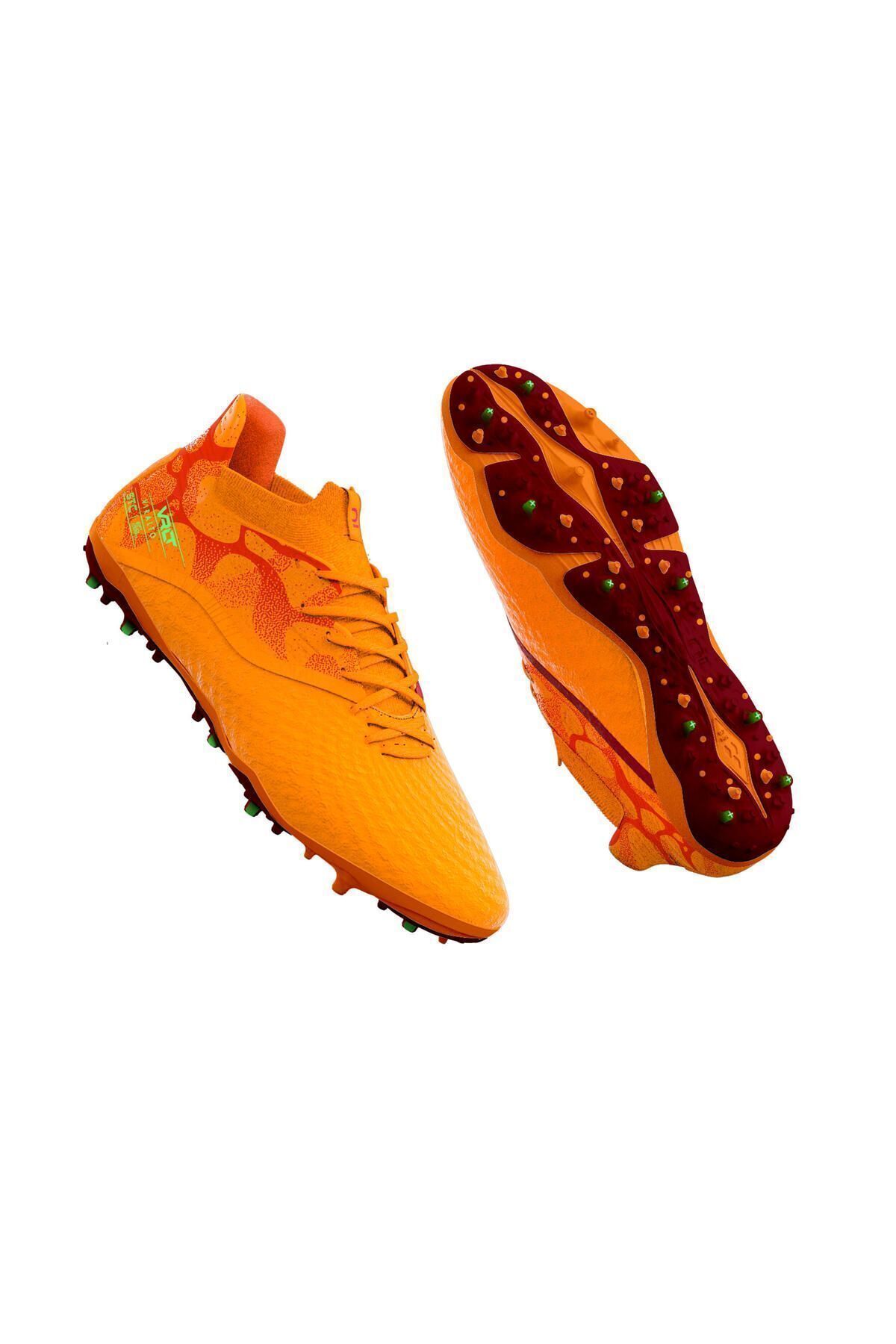 Decathlon Çocuk Krampon / Futbol Ayakkabısı - Mango Rengi - Viralto Iıı Mg/ag