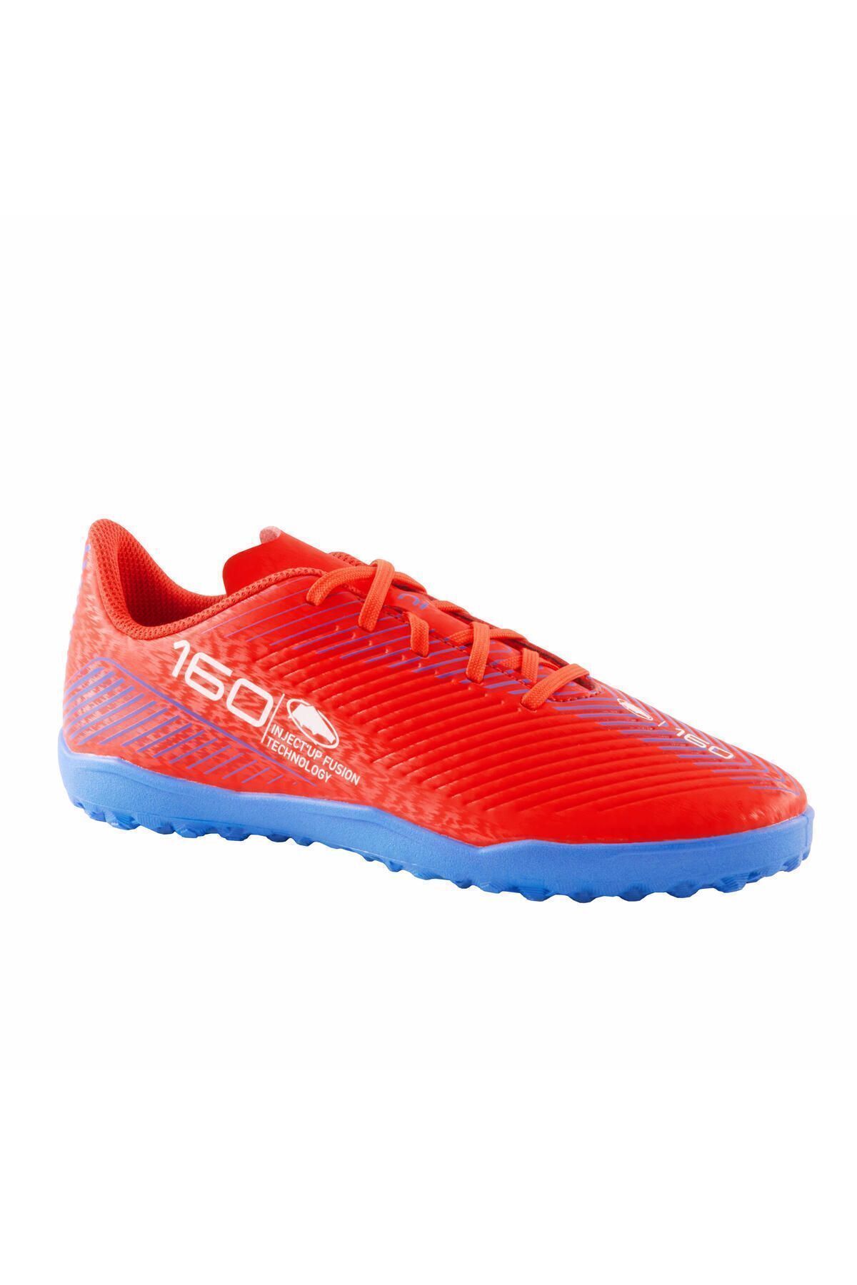 Decathlon Çocuk Krampon / Futbol Ayakkabısı - Kırmızı - 160 Turf