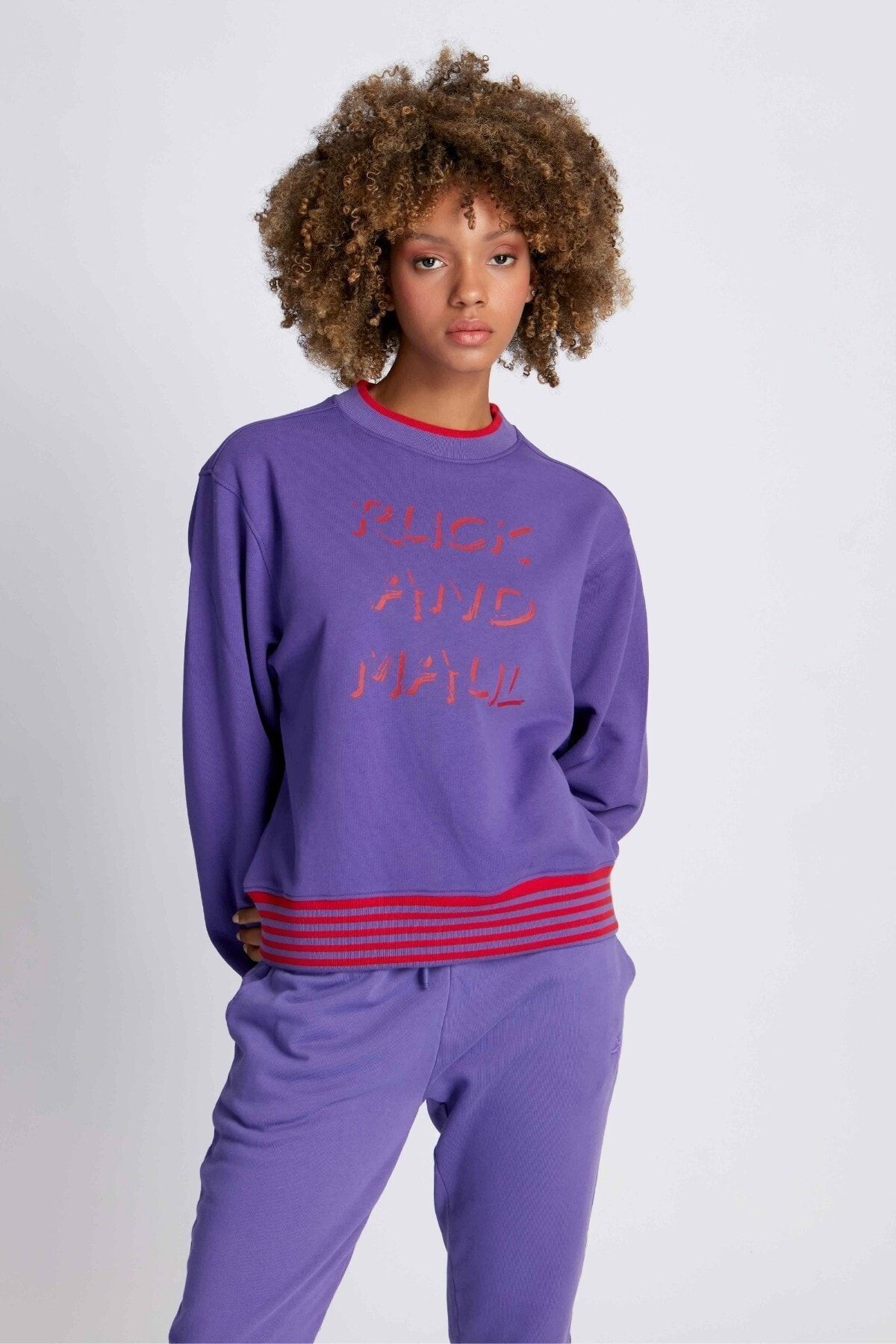 Ruck & Maul Kadın Sweatshirt 23618 749 - Mor