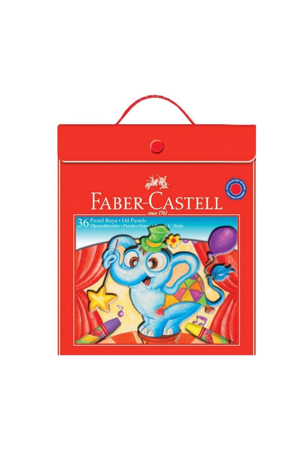 Faber Castell Redlıne Plastik Çantalı Pastel Boya 36 Renk