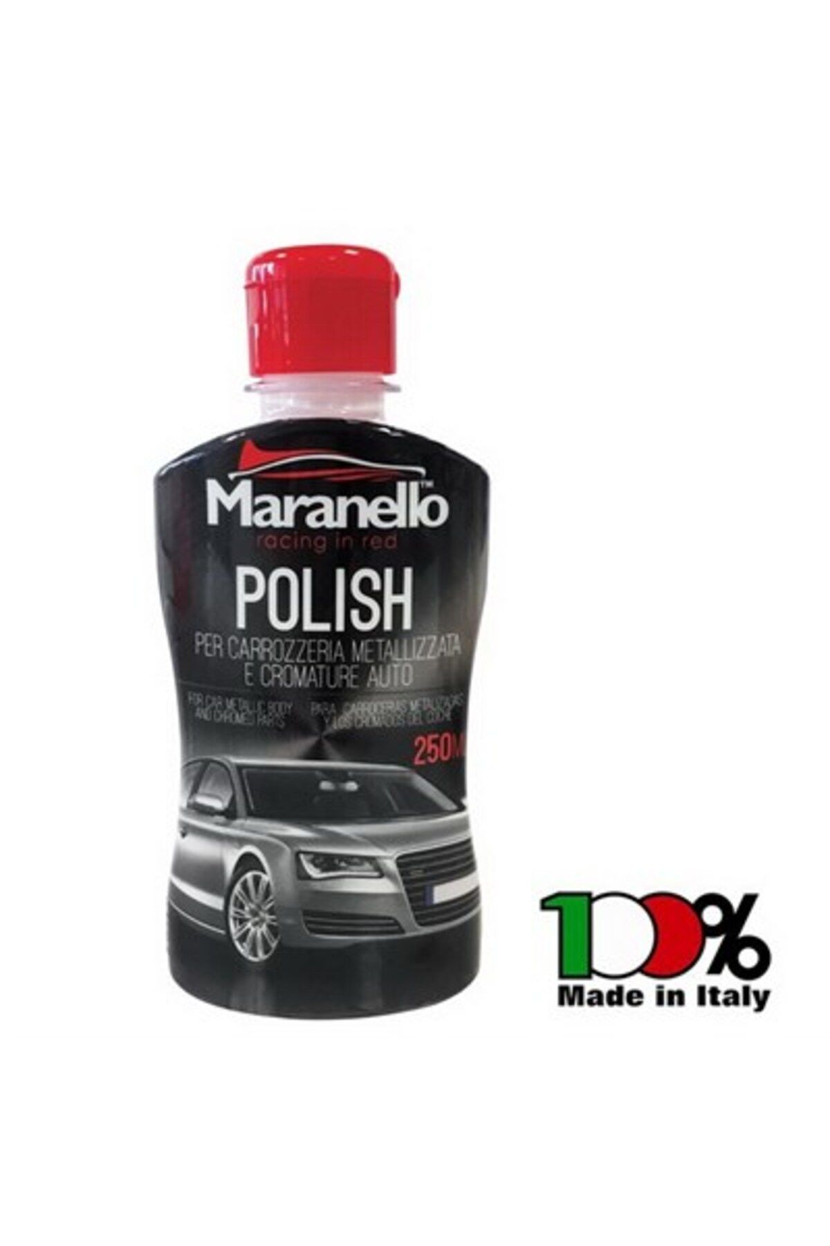 Maranello Polish Cila Metal Ve Krom Yüzeyler Için 250 ml Made In Eu