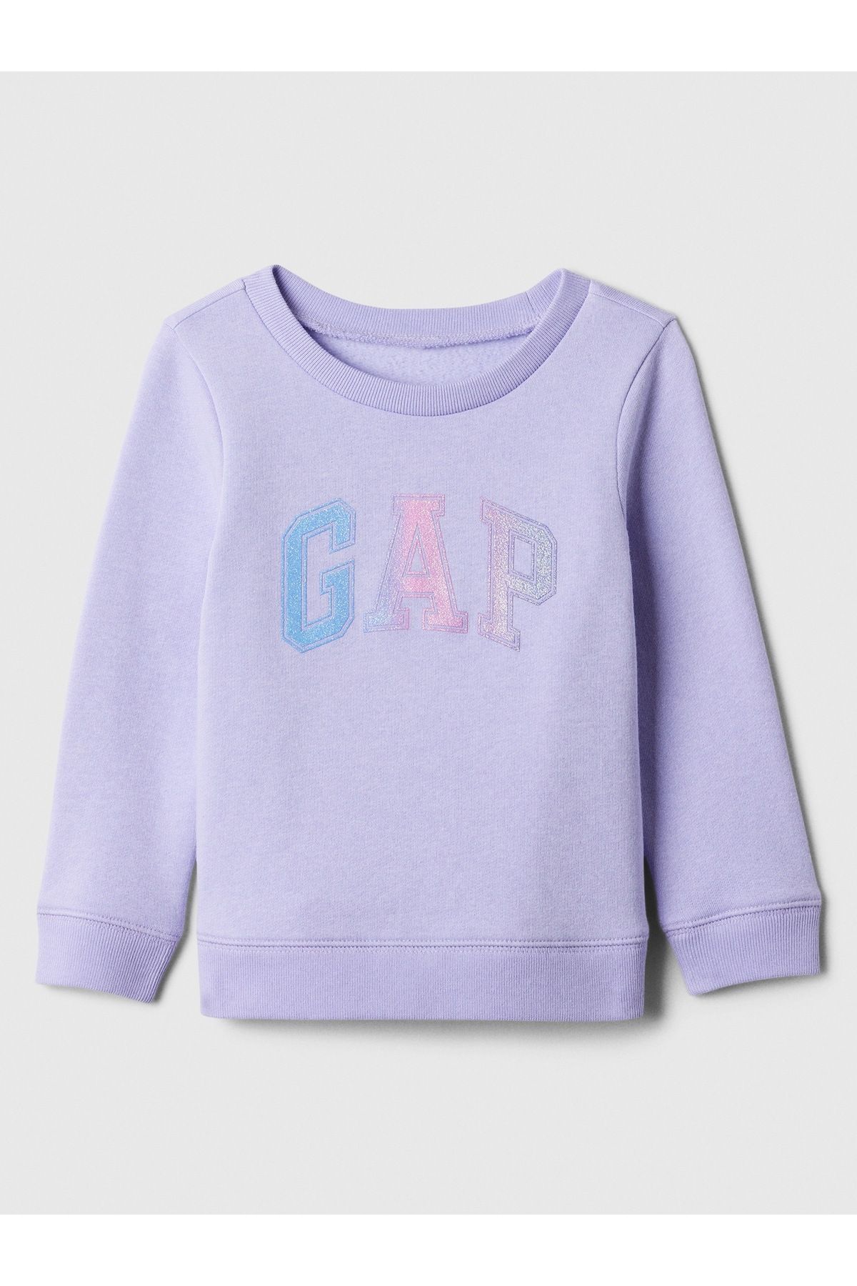 GAP Kız Bebek Lila Gap Logo Fleece Sweatshirt