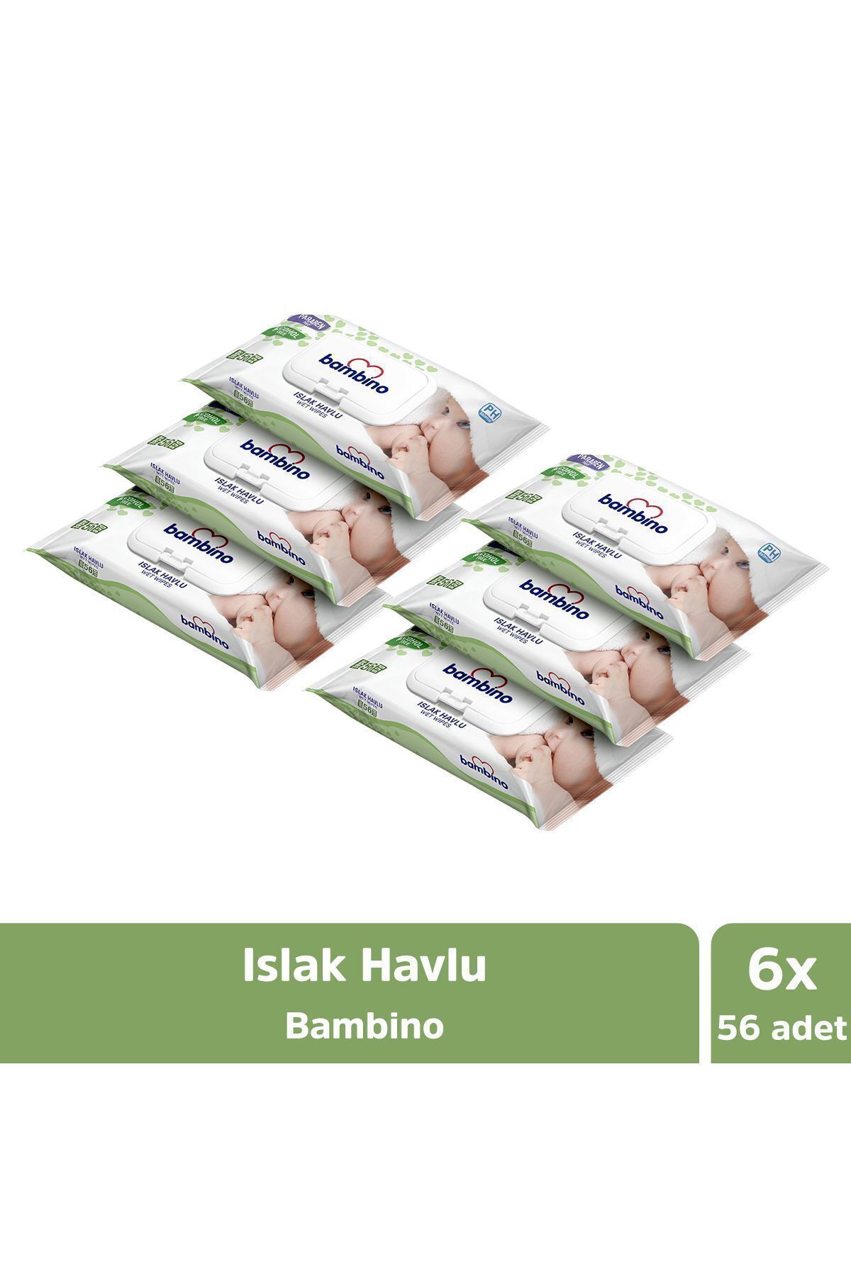 Bambino Islak Havlu 56'lı x 6