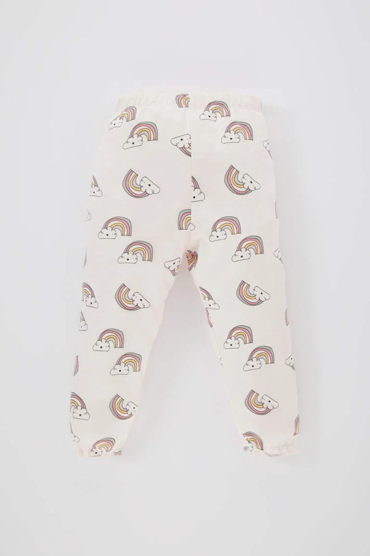 Defacto Kız Bebek Gökkuşağı Baskılı Uzun Kollu Pijama Takımı B7746a524sp