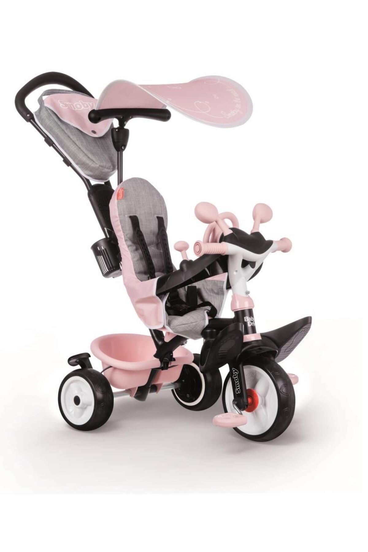 Smoby Baby Driver Comfort 3'ü1 Arada Bisiklet Seti - Pembe 741501