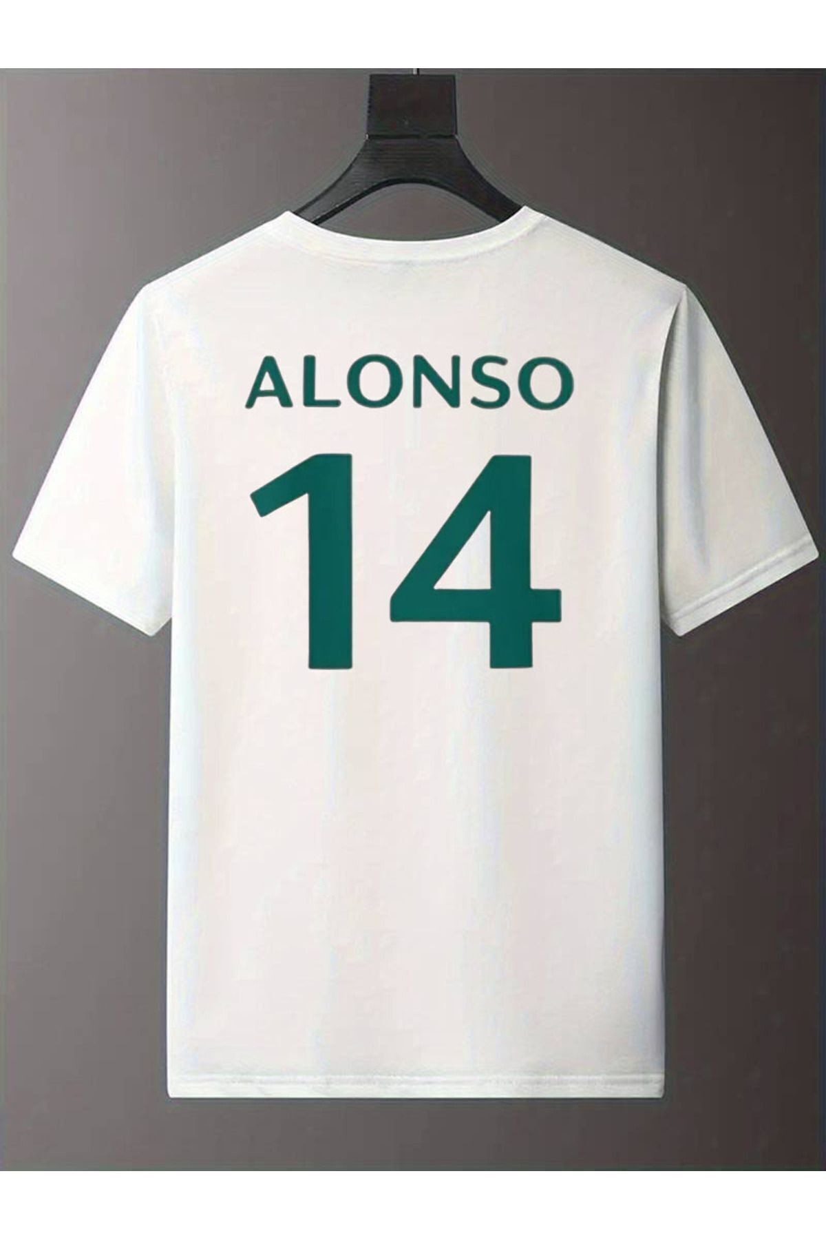 LEIVOR Fernando Alonso Baskılı Forma Özel Tasarım Pamuk T-shirt