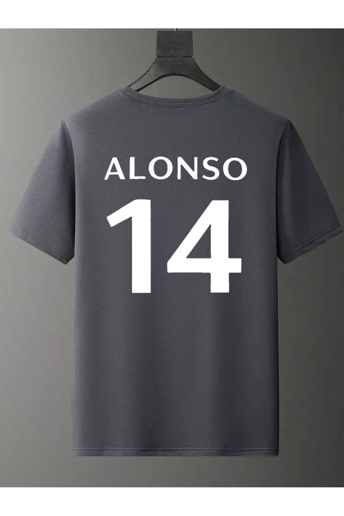 LEIVOR Fernando Alonso Baskılı Forma Özel Tasarım Pamuk T-shirt