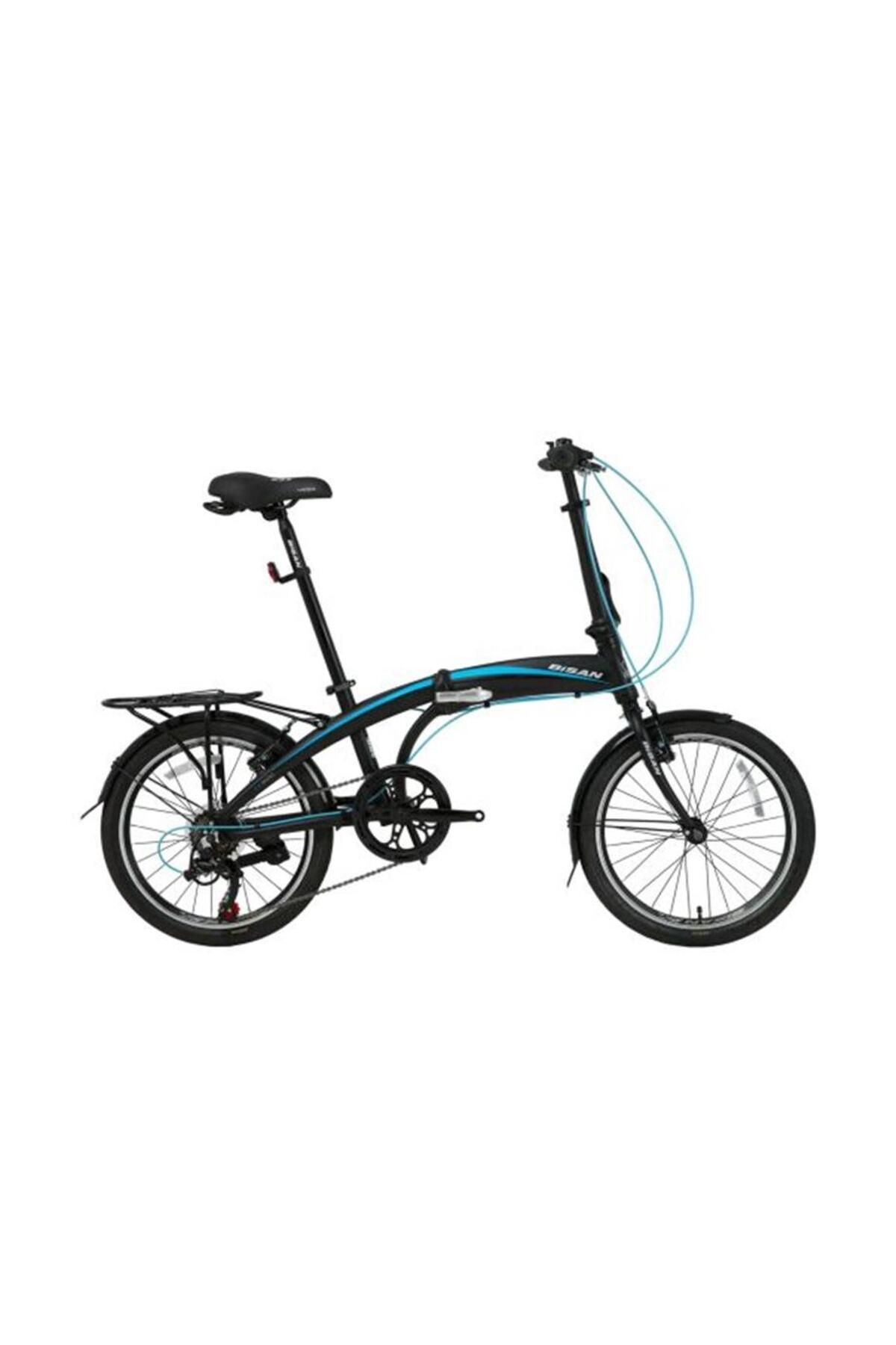 Bisan Fx 3500-trn Katlanır Bisiklet 280cm V 20 Jant 7 Vites Siyah Mavi