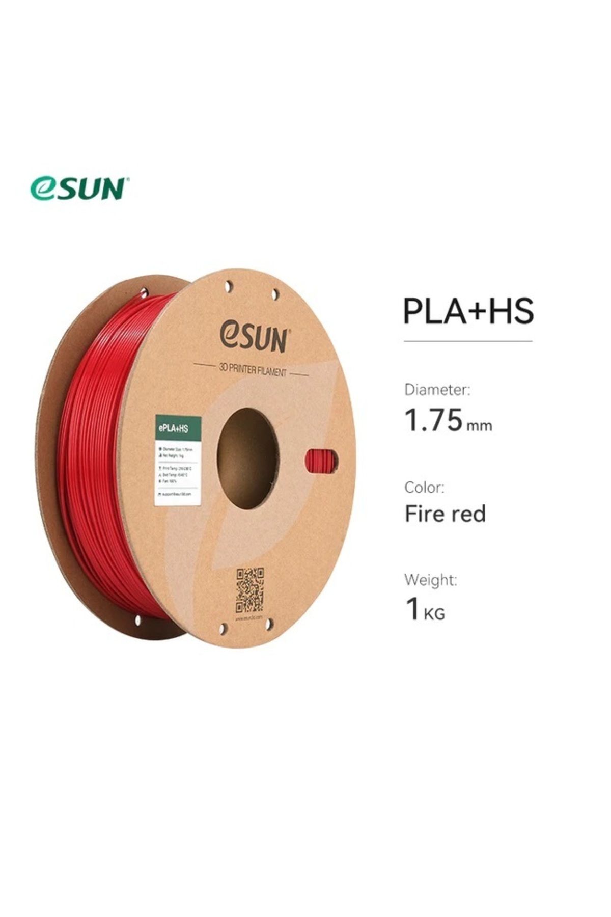 eSun Hyper Pla Filament Ateş Kırmızı 1.75mm 1kg