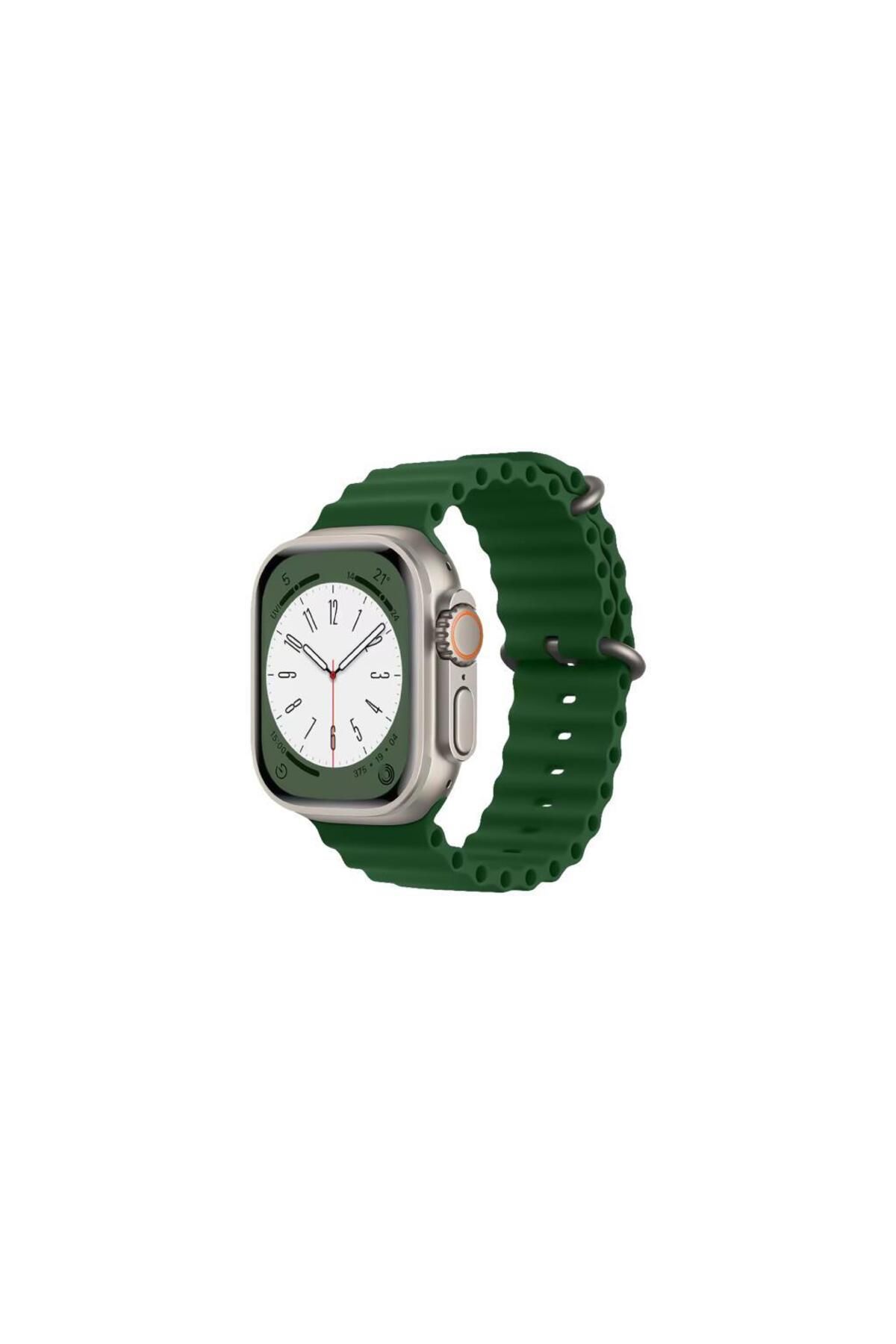 Sunix Apple Watch 38mm / 40mm / 41mm Uyumlu Akıllı Saat Kordonu Yeşil
