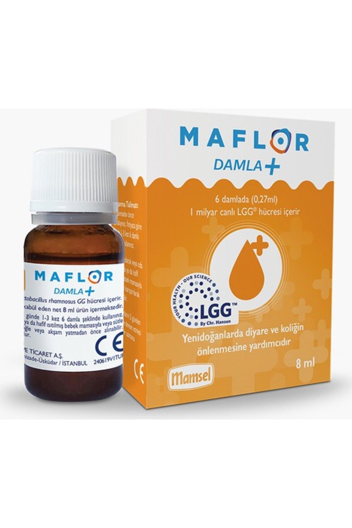 MAMSEL Maflor Damla Plus 8 ml Sıvı Formda Probiyotik