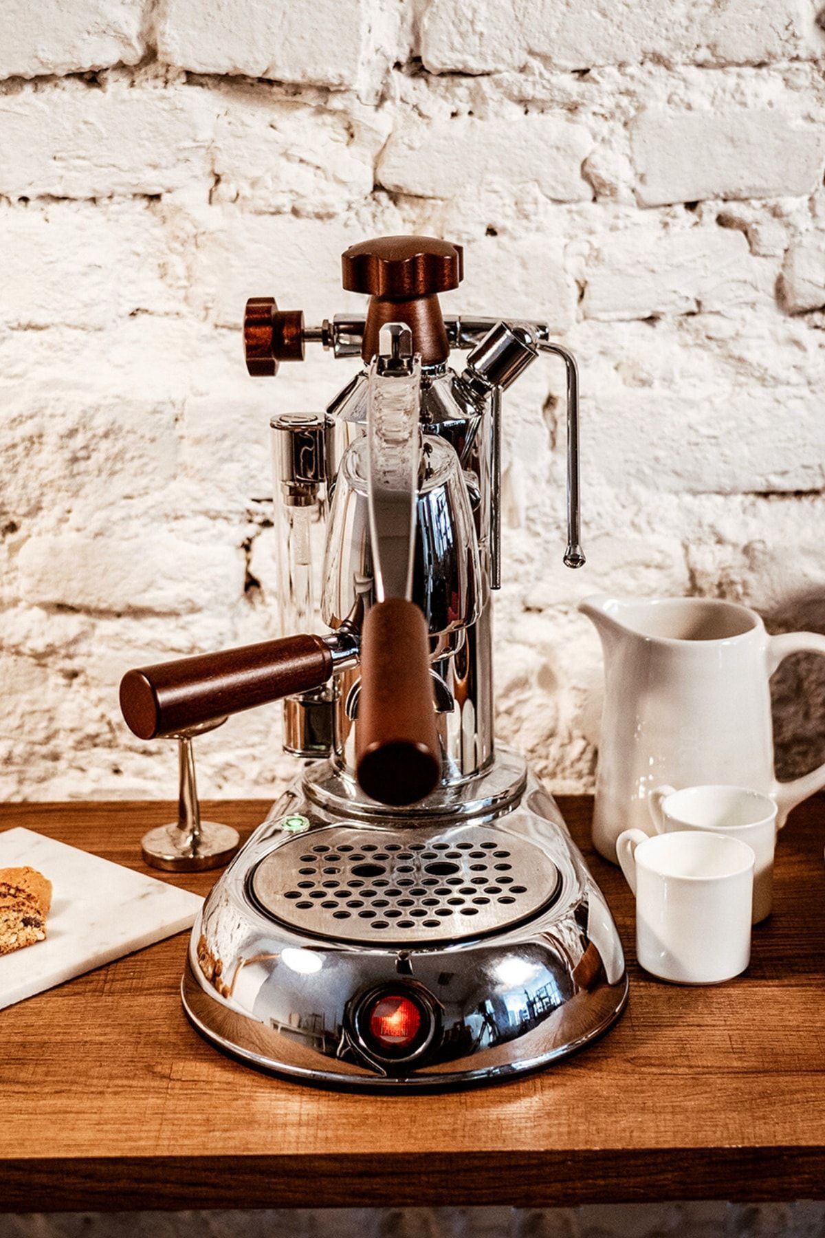 Smeg La Pavoni Stradivari Europiccola Wooden Kahve Makinesi