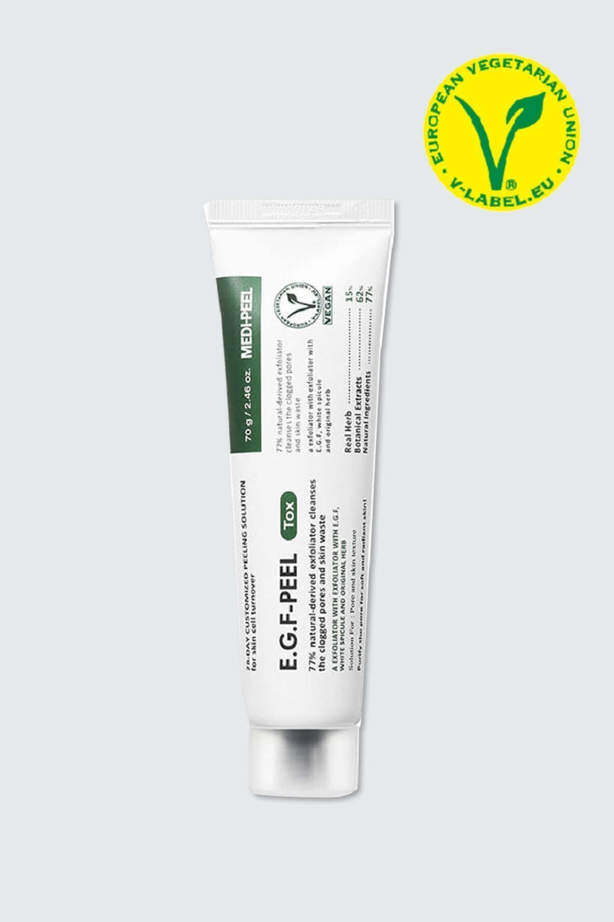 Medipeel EGF Peel Tox, 70 gr(Problemli yüz cildi için vegan peeling maskesi)