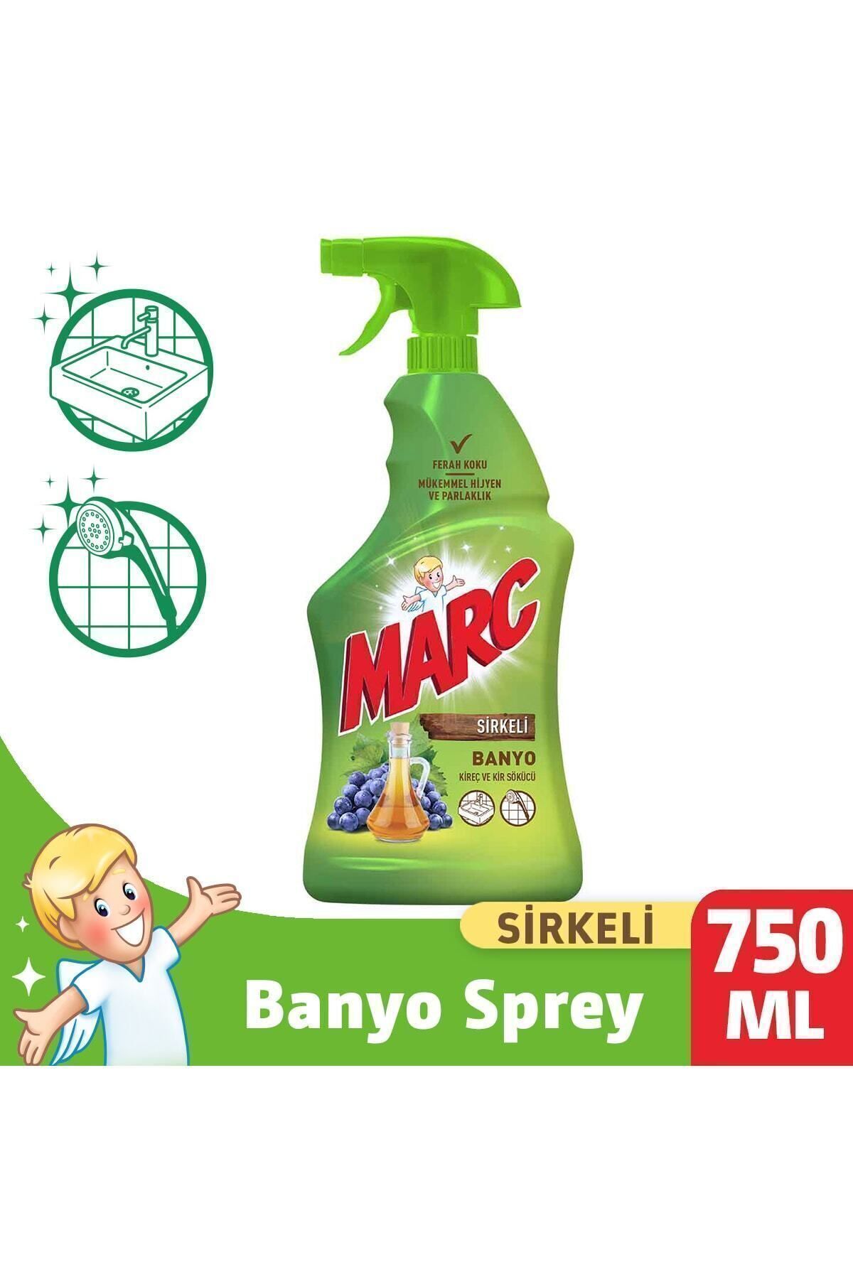 Marc Sirkeli Banyo Temizleyici Sprey 750 ml