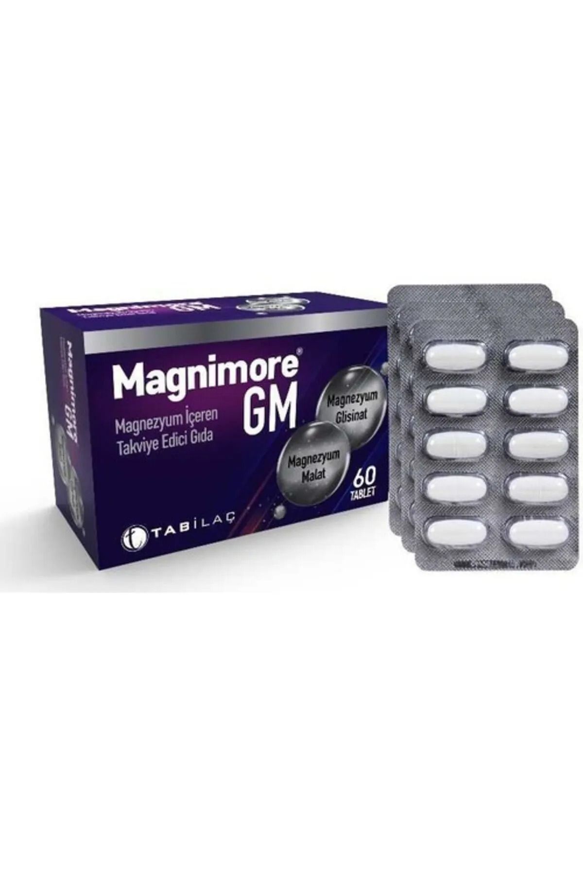 Tab İlaç Magnimore Gm Magnezyum içeren Takviye Edici Gıda