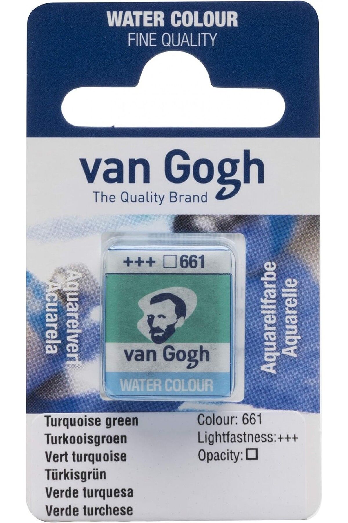 Talens Van Gogh Suluboya Tablet Turquoise Green -661