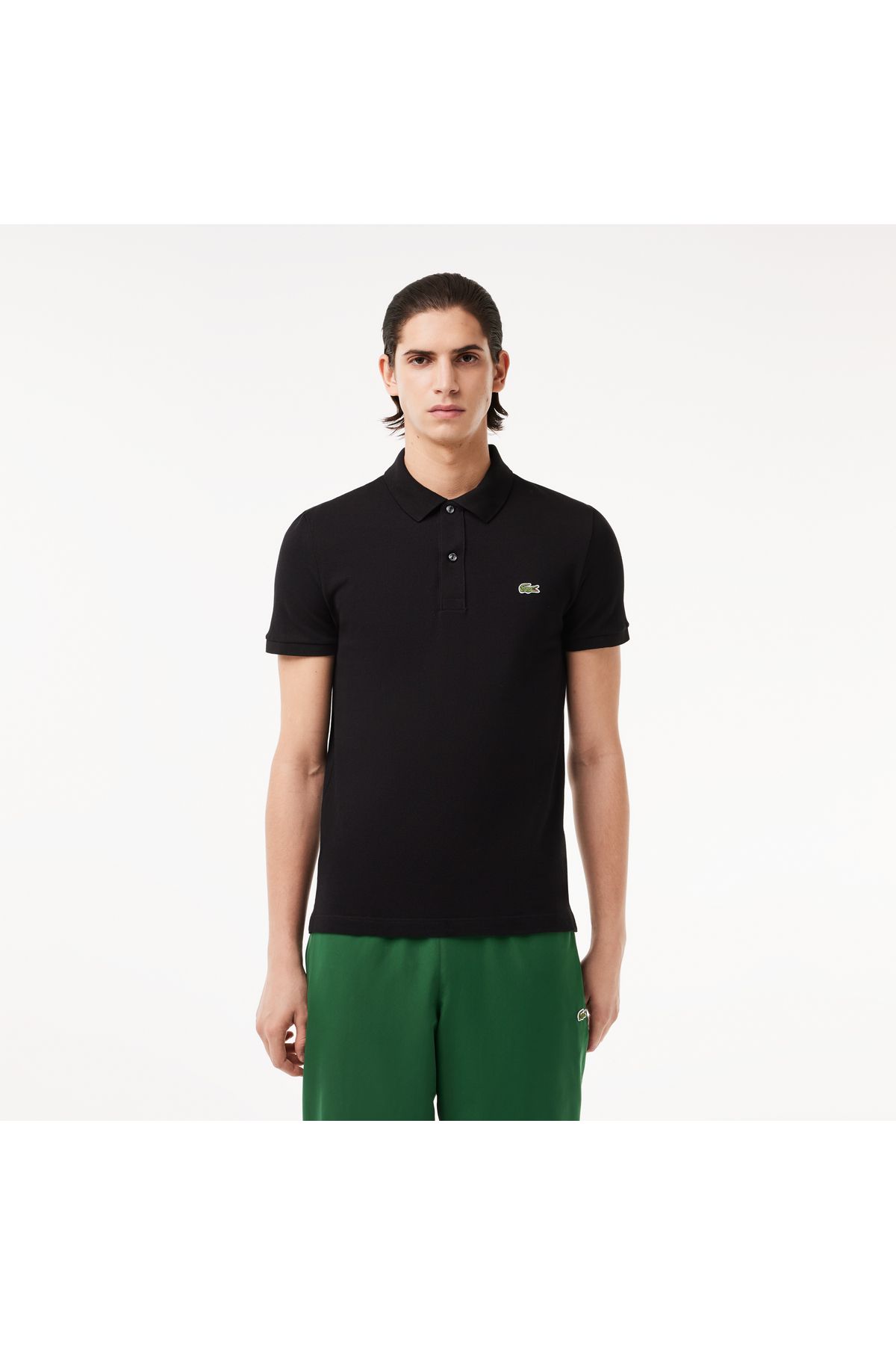 Lacoste L.12.12 Erkek Slim Fit Siyah Polo