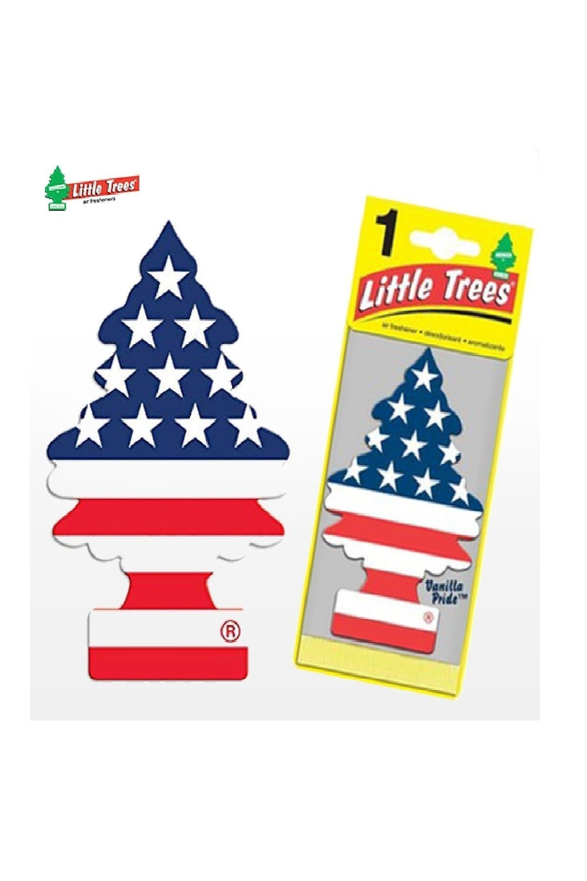 Little Trees Vanilla Pride - Amerikan Bayraklı Koku 1 Adet