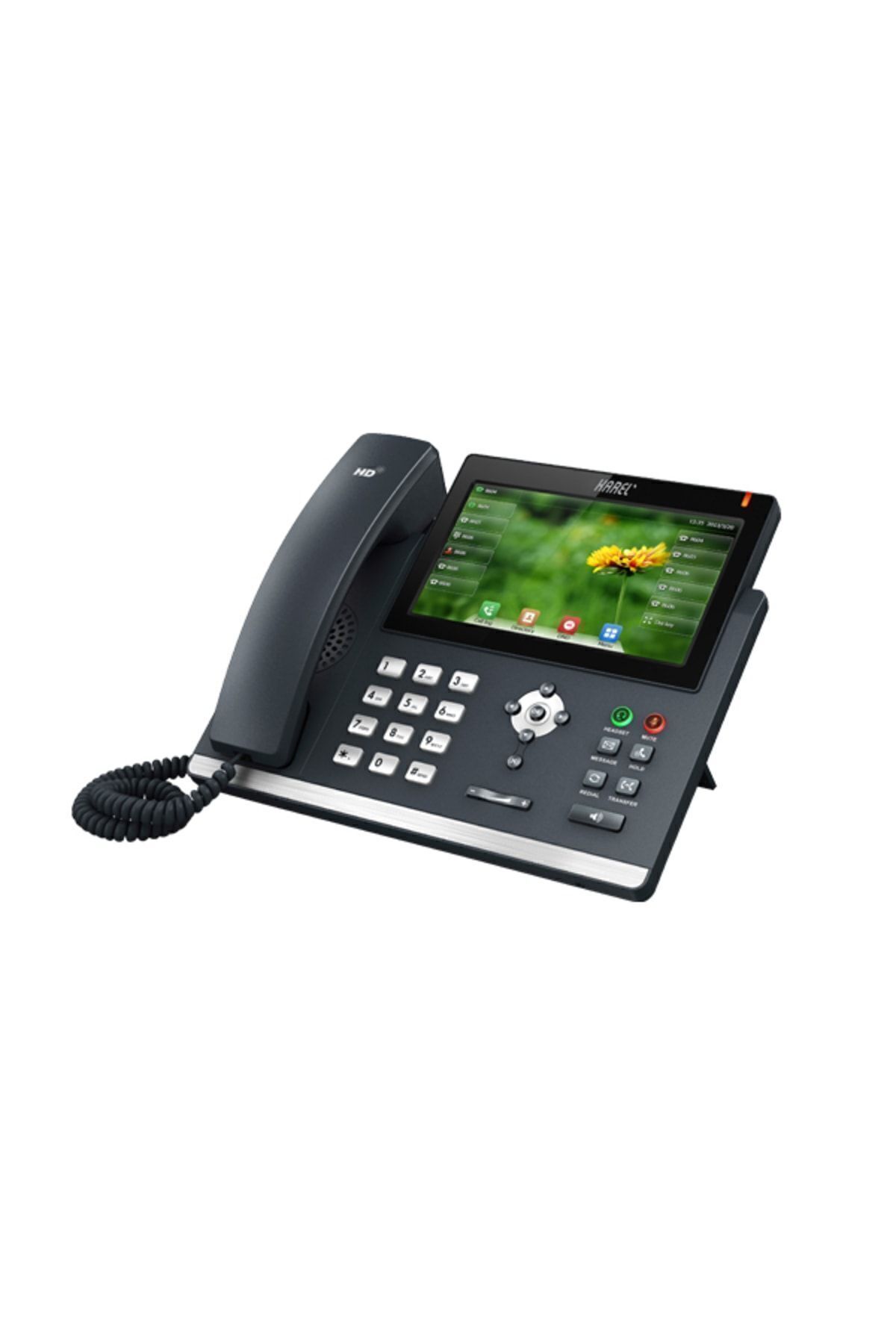 KAREL Ip138g Dokunmatik Renkli Ekran Adaptör Hariç Masaüstü Ip Telefon (dikkat Notmal Telefon Değildir)