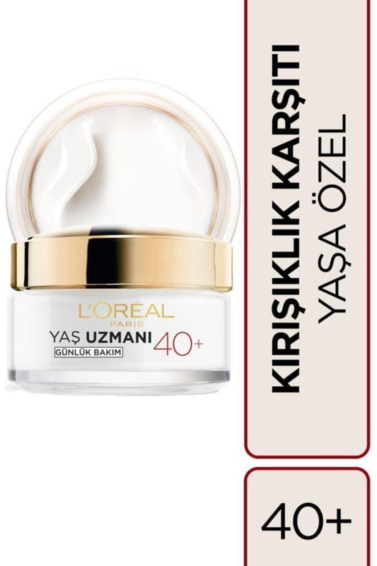 L'Oreal Paris Yaş Uzmanı 40+ Kırışıklık Karşıtı Nemlendirici Krem 50ml