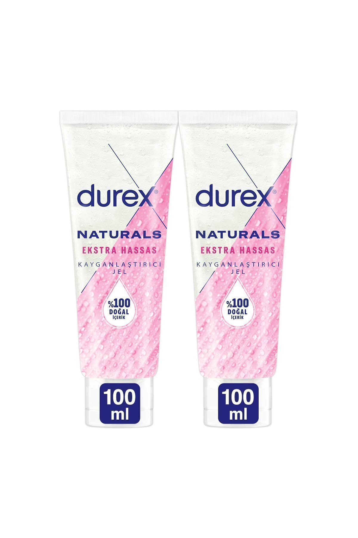 Durex Naturals Ekstra Hassas Kayganlaştırıcı Jel 100ml X2