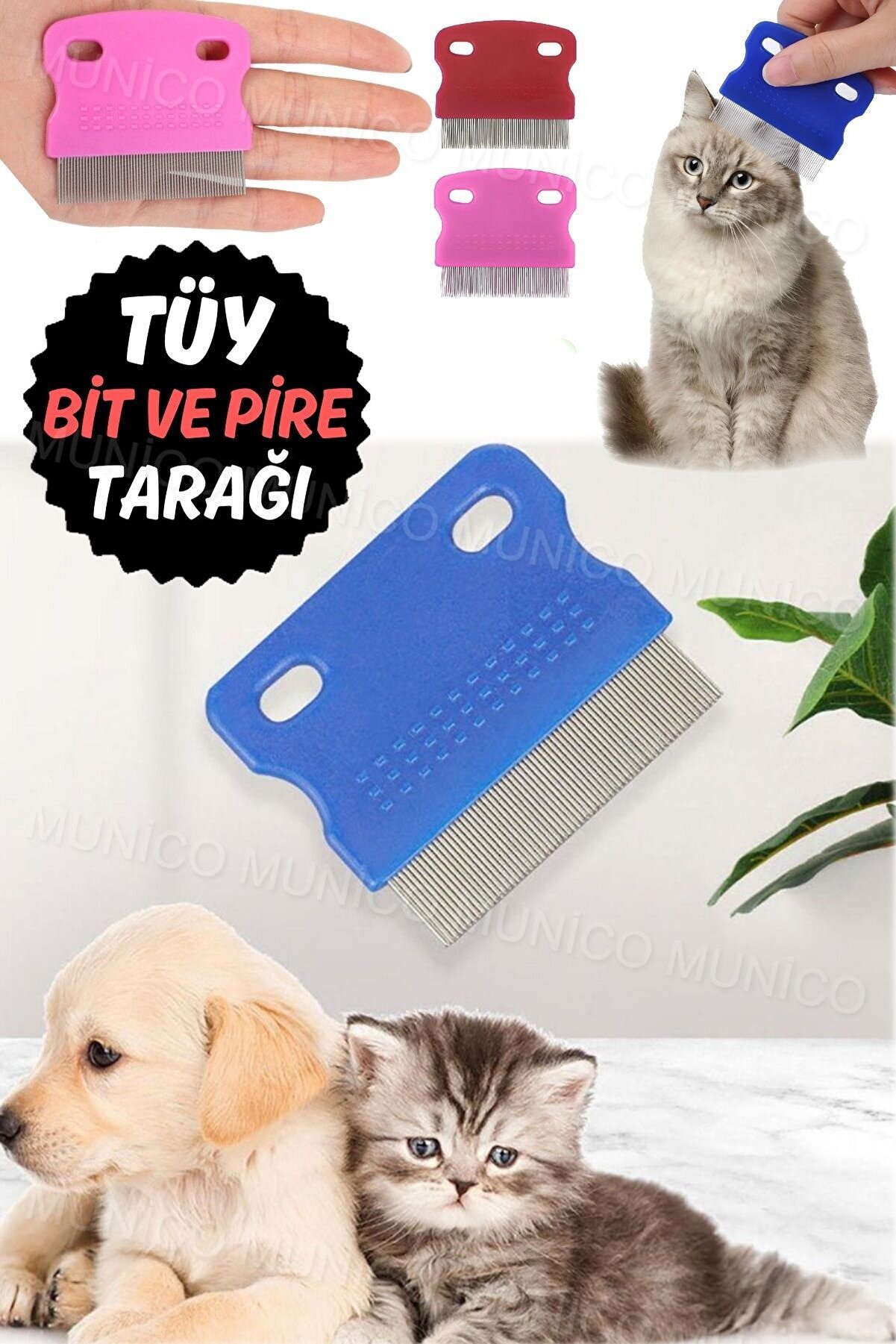 Munico Bit Pire Tarağı: Saç Bakım ve Temizlik İçin Ideal Çözüm