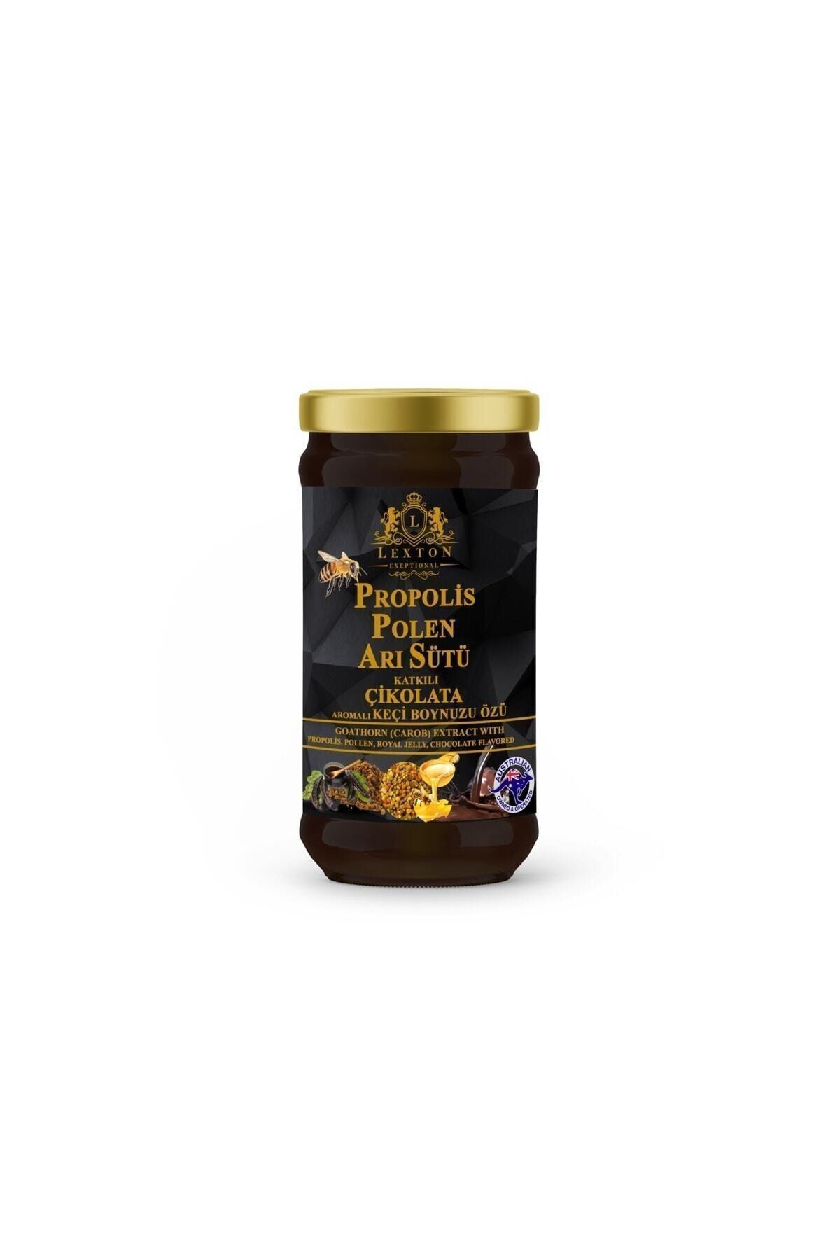 lexton Propolis & Polen Arı Sütü Katkılı Çikolata Aromalı Harnup Özü 640gr