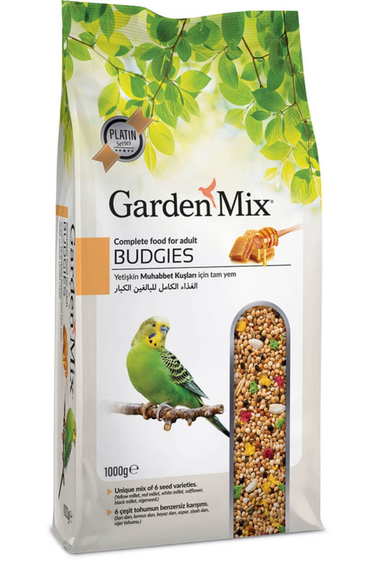 Gardenmix Garden Mix Platin Ballı Muhabbet Kuş Yemi 1000 Gr